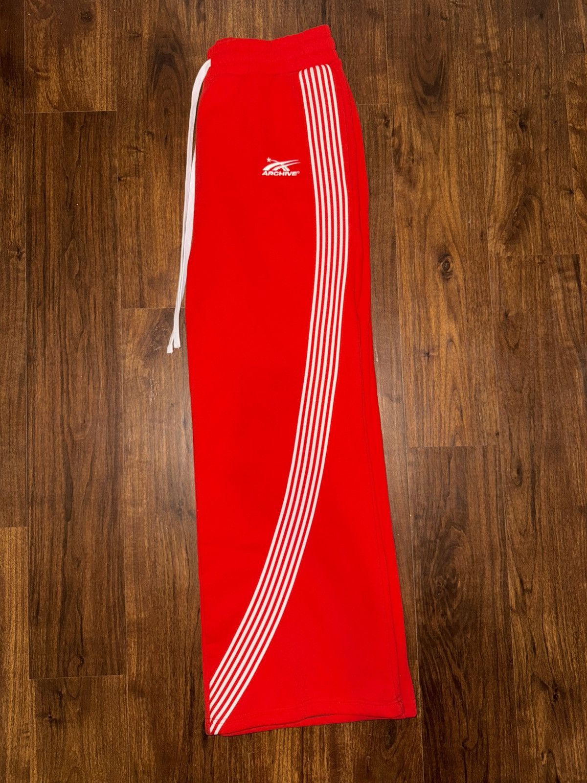 HYPEDEPT ARCHIVE ESSENTIAL WIDELEG SWEATPANTS RED Size US 34 / EU 50 - 5 Thumbnail