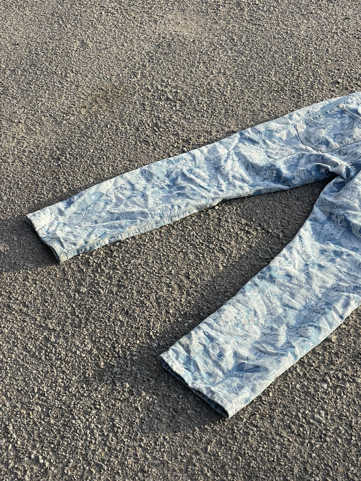 Aries Aries Acid Cartoon print denim jeans blue Size US 32 / EU 48 - 19 Thumbnail