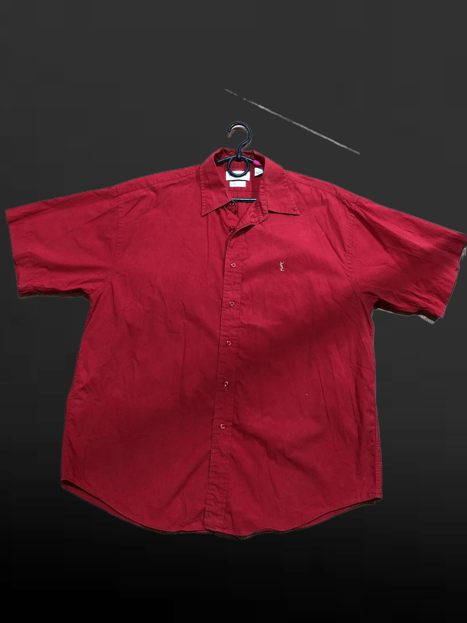 Yves Saint Laurent Vintage Yves Saint Laurent Cotton Shirt Buttons short Sleeve Size US L / EU 52-54 / 3 - 1 Thumbnail