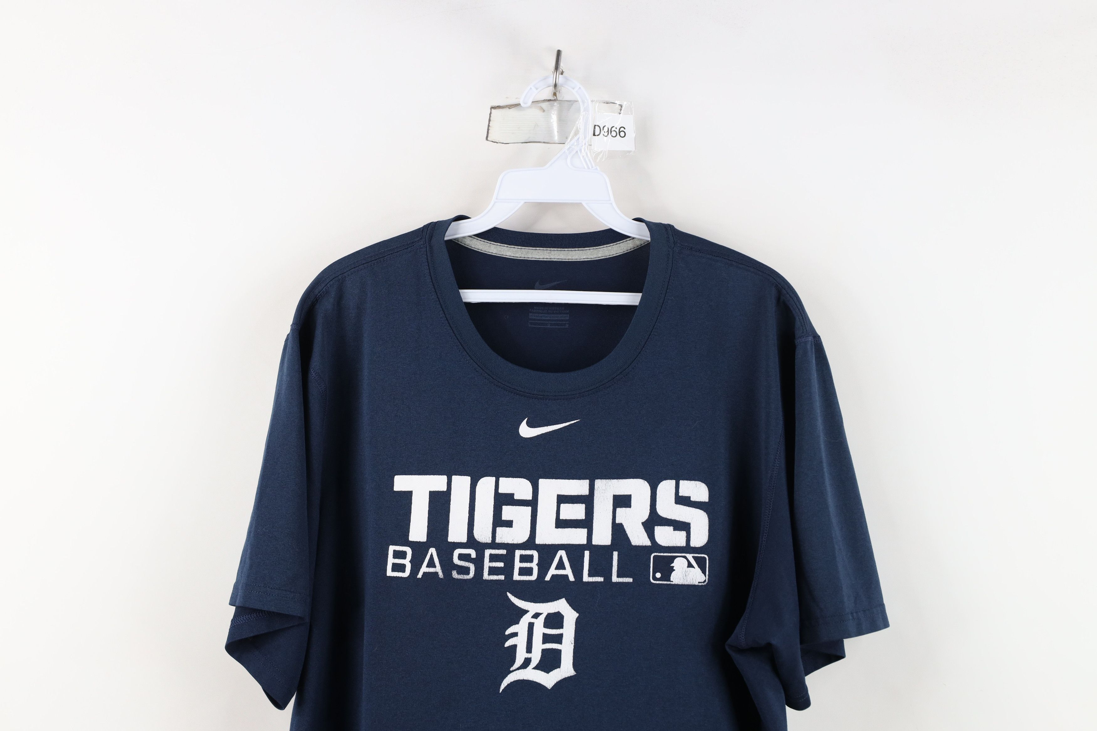 Nike Nike Center Swoosh Detroit Tigers Baseball T-Shirt Blue Size US L / EU 52-54 / 3 - 2 Thumbnail