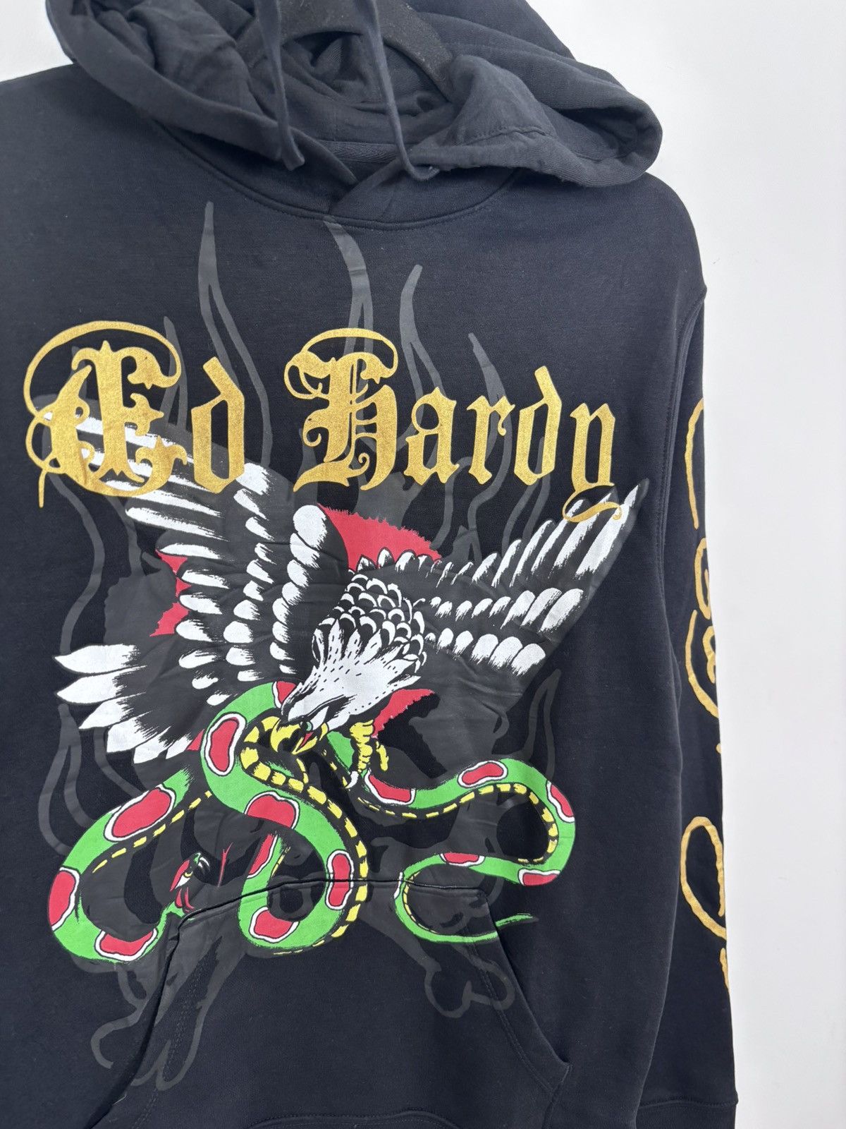 Ed Hardy Ed Hardy Christian Audigier NWT Eagle Snake Logo Hype Hoodie Size US S / EU 44-46 / 1 - 7 Thumbnail