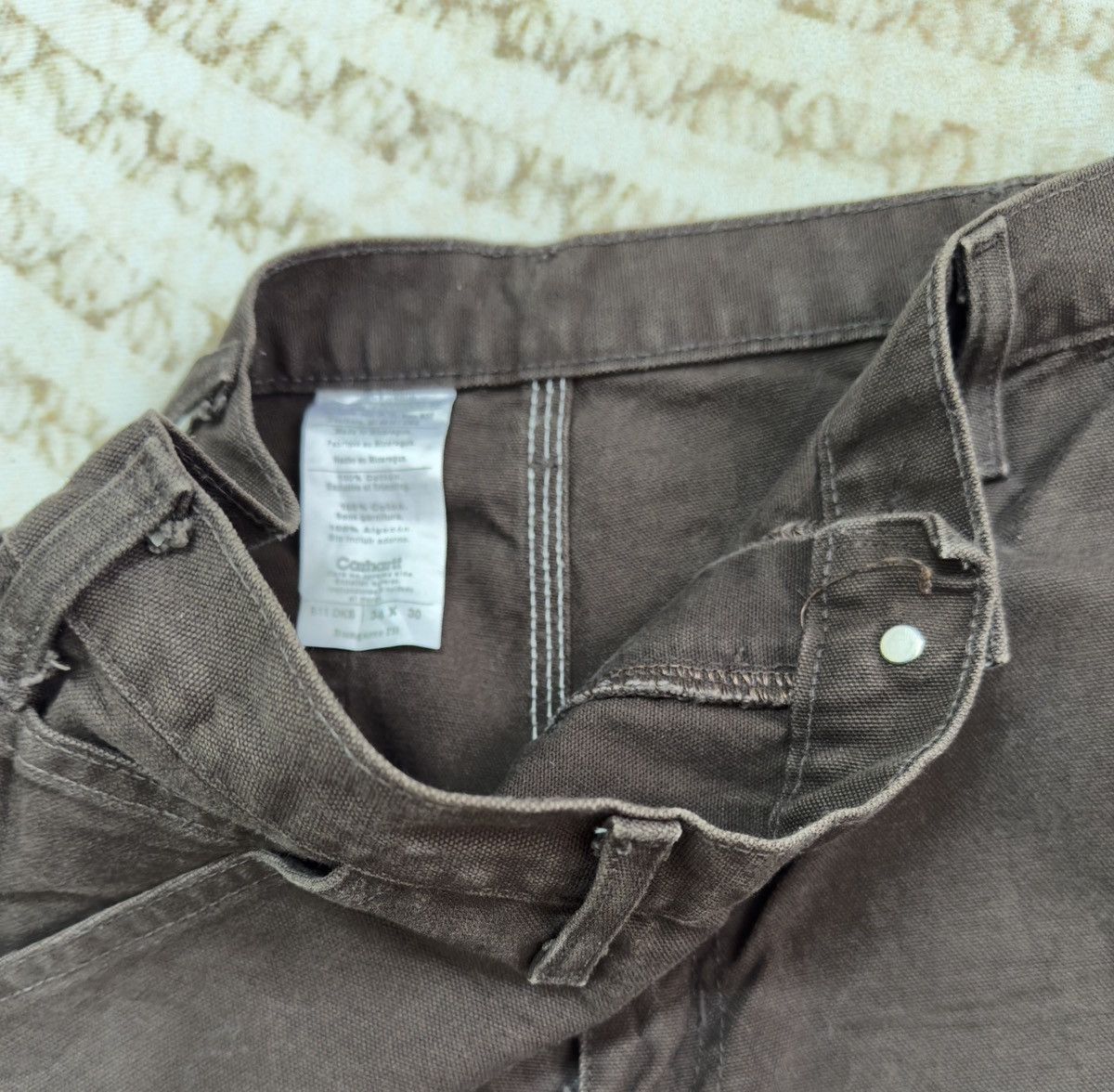Carhartt Carhartt Carpenter Duck Work Pant Size US 35 - 7 Thumbnail