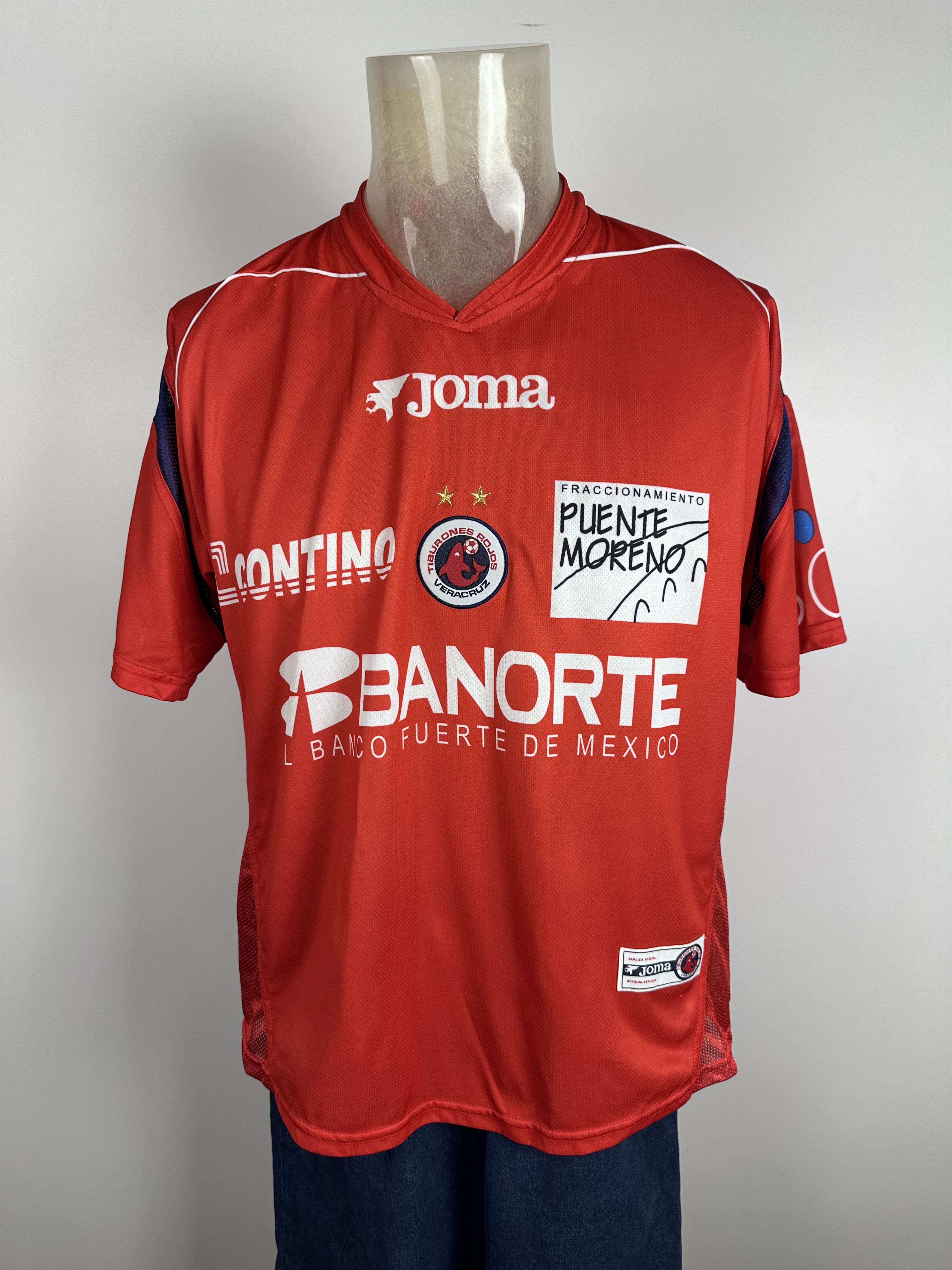 Joma Tiburones 2005 2006 home Football Shirt Soccer Jersey Joma Size US M / EU 48-50 / 2 - 1 Thumbnail