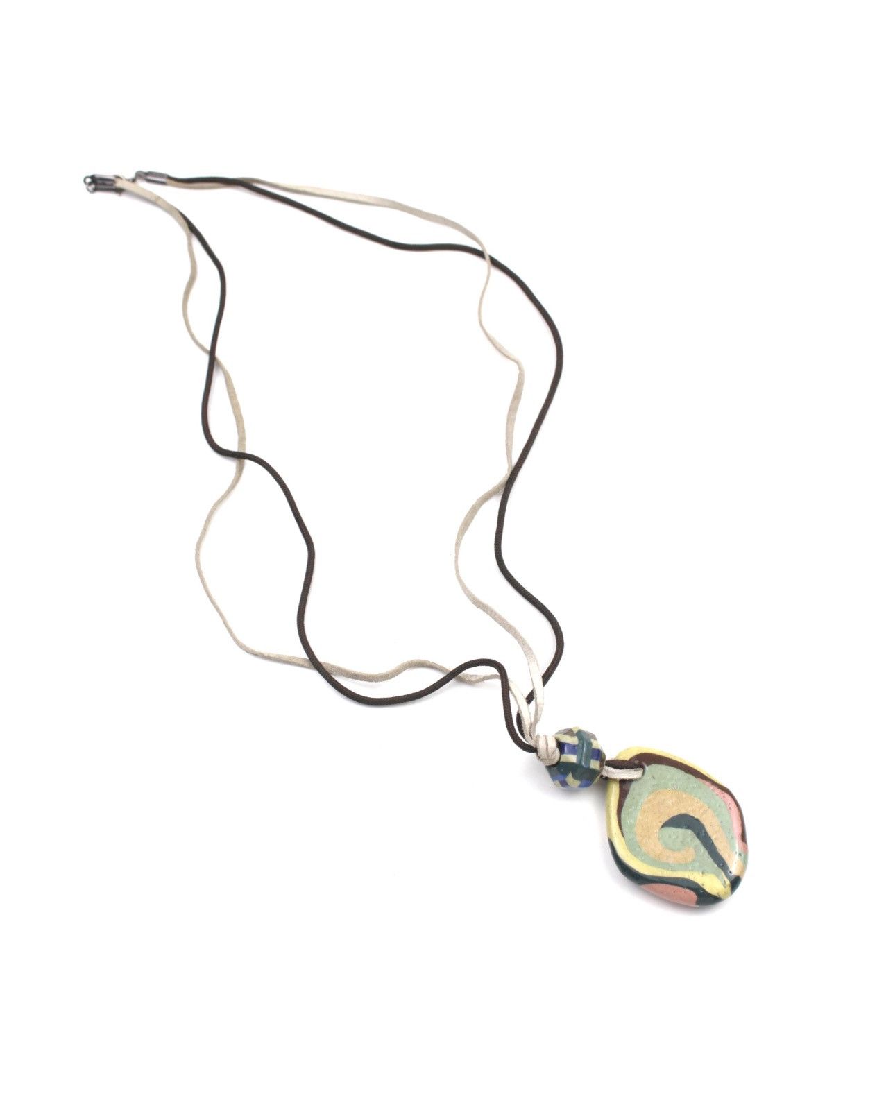 Hysteric Glamour 2000S JAPANESE MADE HANDCRAFTED CERAMIC PENDANT NECKLACE Size ONE SIZE - 4 Thumbnail