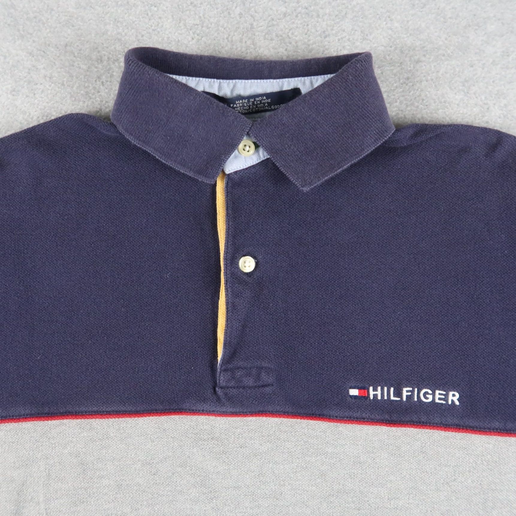 Tommy Hilfiger VINTAGE Tommy Hilfiger Striped Rugby Polo Shirt Men’s S Collar Shirt Blue Short Sleeve Size US S / EU 44-46 / 1 - 4 Thumbnail