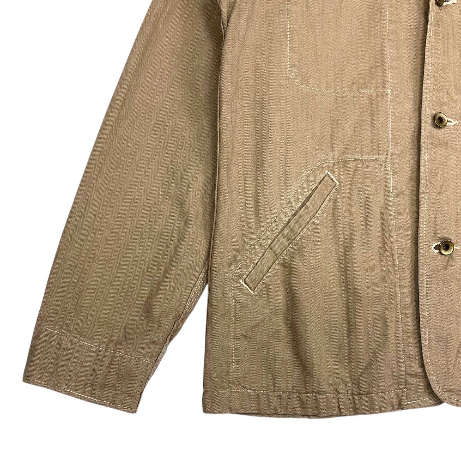 Sugar Cane 💥TWO MOON JAPAN FRENCH CHORE JACKET Size US M / EU 48-50 / 2 - 7 Thumbnail