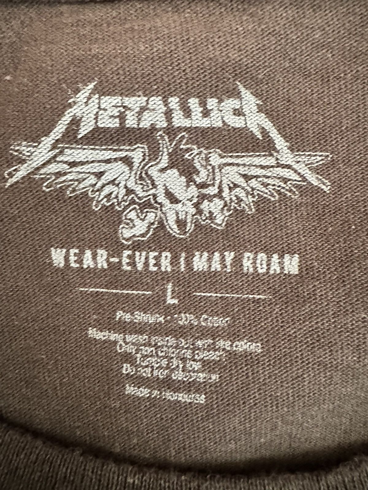 Band Tees × Metallica Metallica “WorldWired” Tour Merch 2017 Size US L / EU 52-54 / 3 - 3 Thumbnail