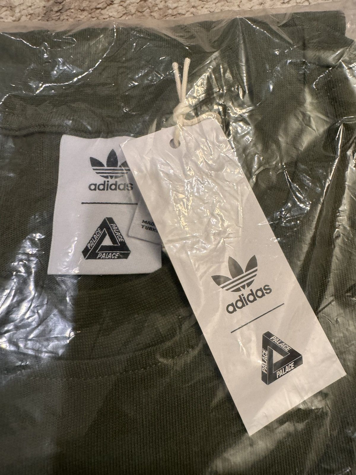 Palace adidas nature olive wild pine short sleeve tee