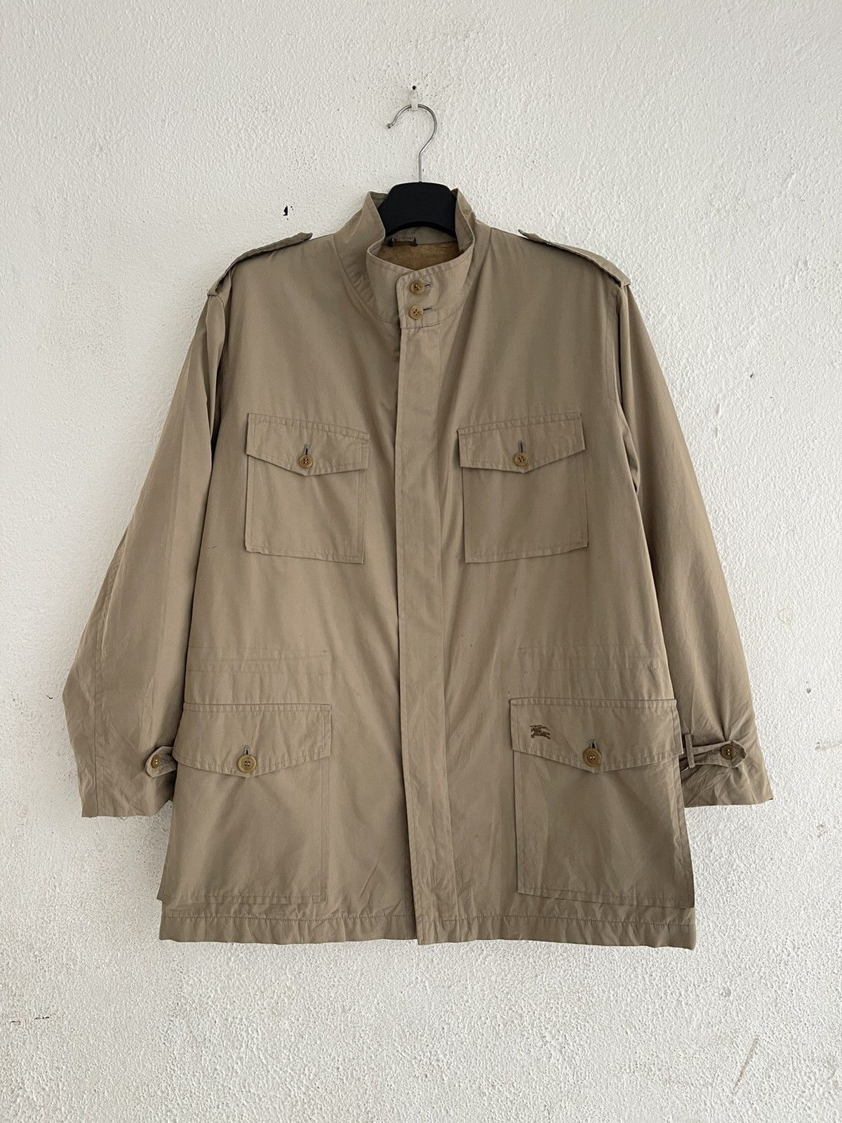 Burberry Vintage Burberrys Field Jacket Army Style Burberry Size US M / EU 48-50 / 2 - 1 Thumbnail
