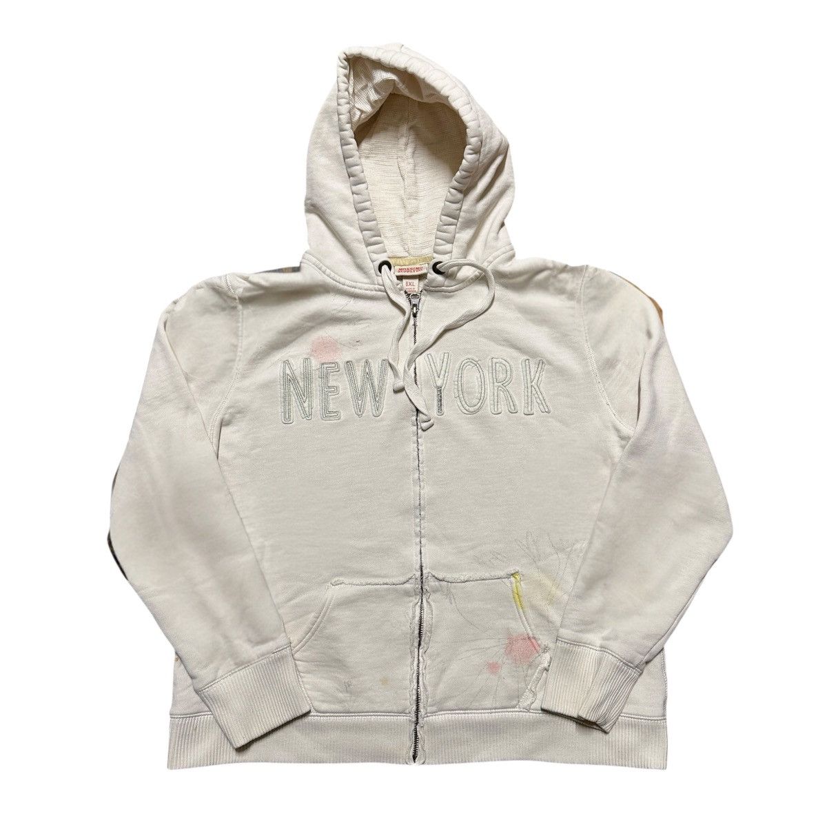 Mossimo × Vintage Vintage Y2K Women’s Mossimo New York Full Zip Hoodie Size XL / US 12-14 / IT 48-50 - 1 Thumbnail