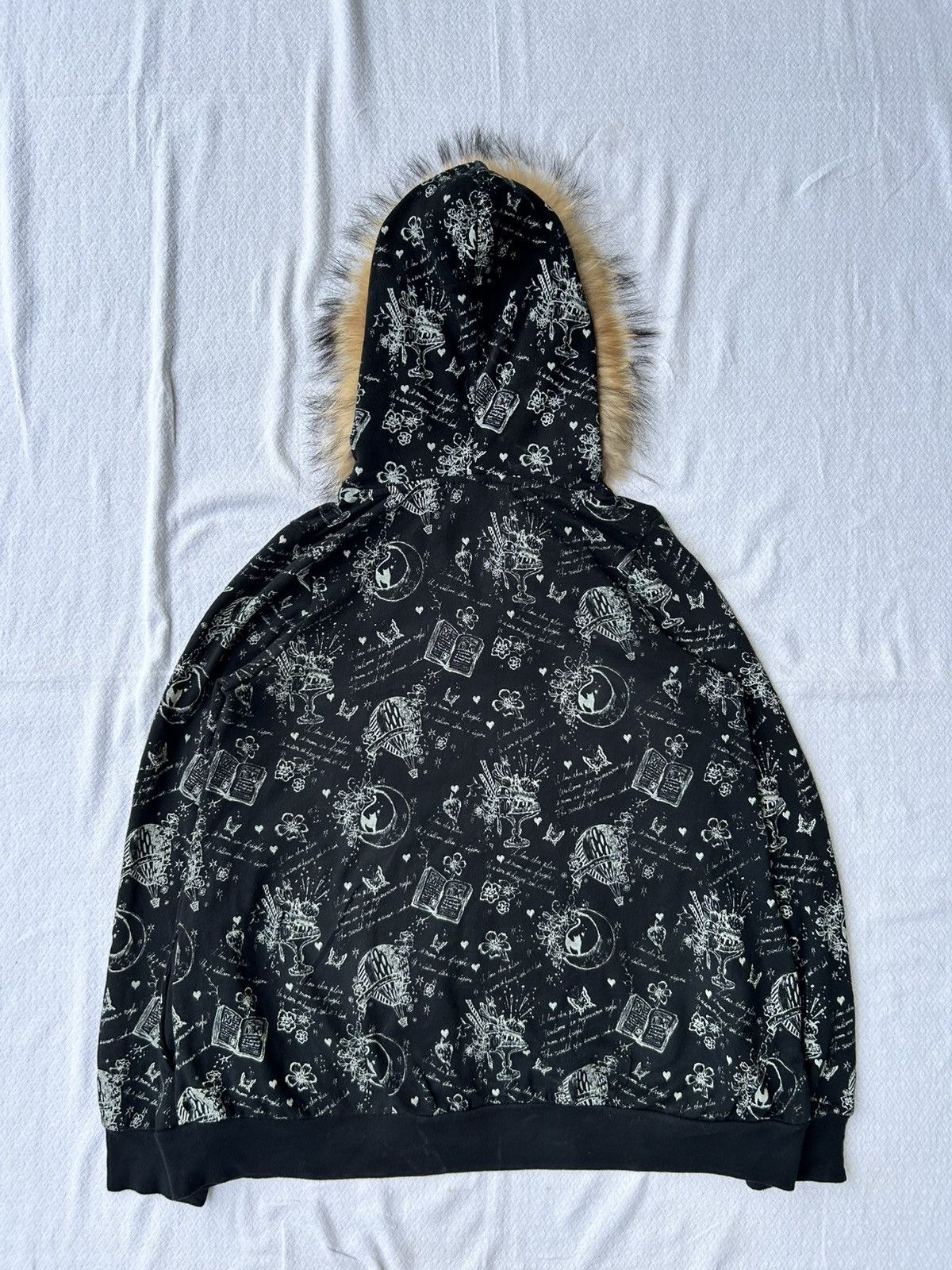 Japanese Brand Scolar fur hoodie full print style ifsixwasnine lgb Size US L / EU 52-54 / 3 - 2 Thumbnail