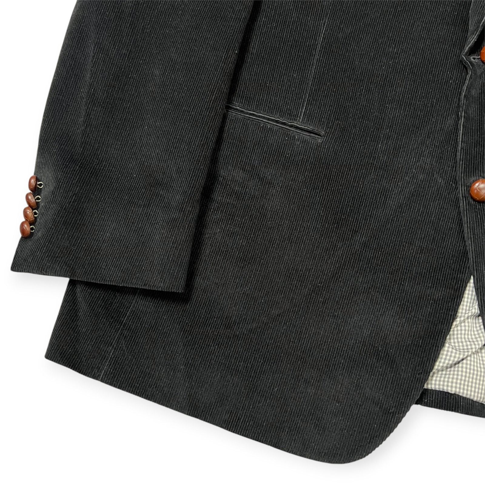 Hart Schaffner Marx Hart Schaffner Marx Corduroy Blazer Black 48L Size 48L - 11 Thumbnail