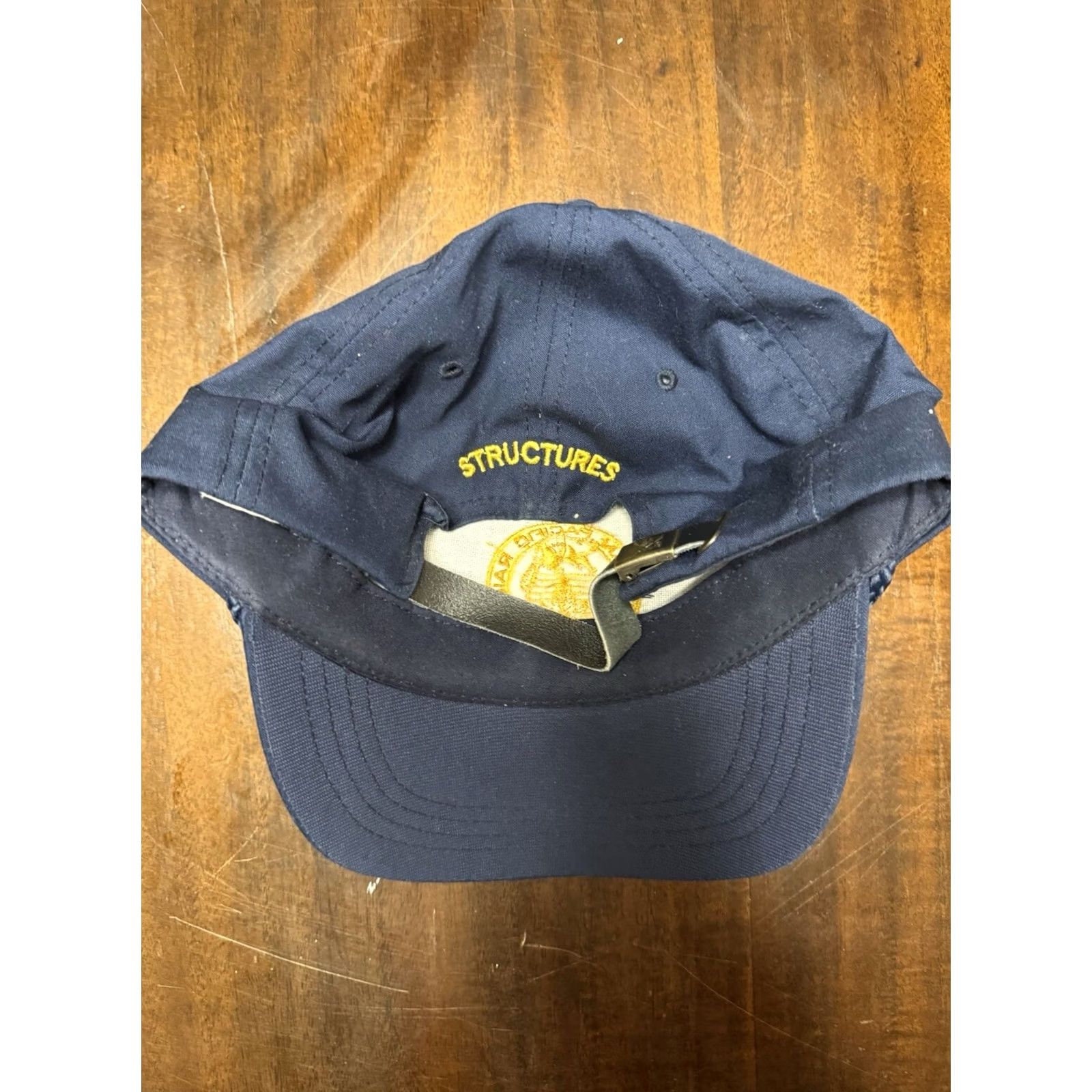 Vintage VINTAGE Yupoong Adjustable Hat Canadian Pacific Railway 1881 Navy Blue Snapback Mens One Size Cotton Polyester Adjustable Solid Transportation Classic Size ONE SIZE - 3 Thumbnail