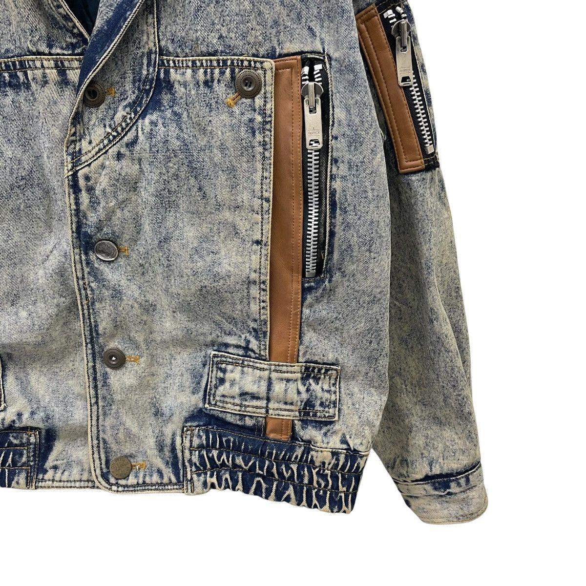 Avirex Vintage Avirex Denim Bomber Jacket Size US L / EU 52-54 / 3 - 7 Thumbnail