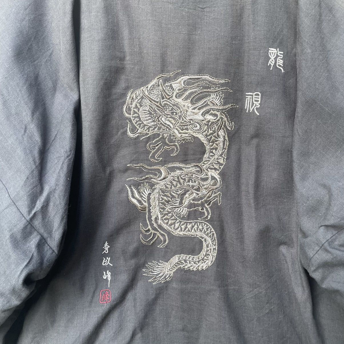 Japanese Brand 💥Vtg Japanese Traditional Kimono Dragon Embroidered Kimono Size US M / EU 48-50 / 2 - 10 Thumbnail