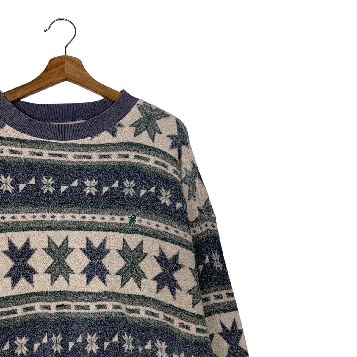 Vintage VINTAGE POLO COUNTRY Fair Isle Crewneck Sweatshirt 3583-C164 Size US L / EU 52-54 / 3 - 4 Thumbnail