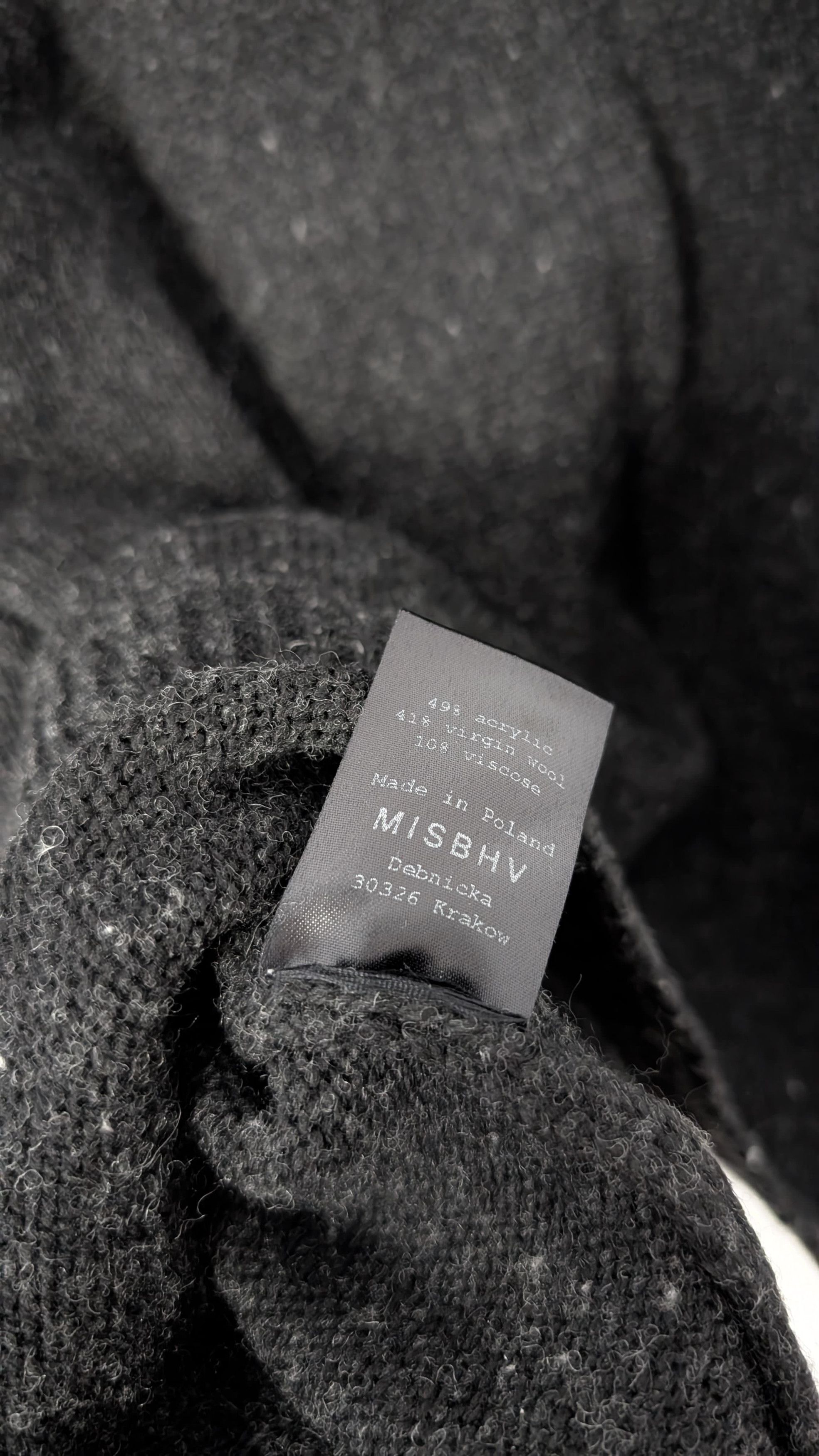 Misbhv MISBHV Wool-Blend Sweater Size L (Oversized) Size US L / EU 52-54 / 3 - 4 Thumbnail