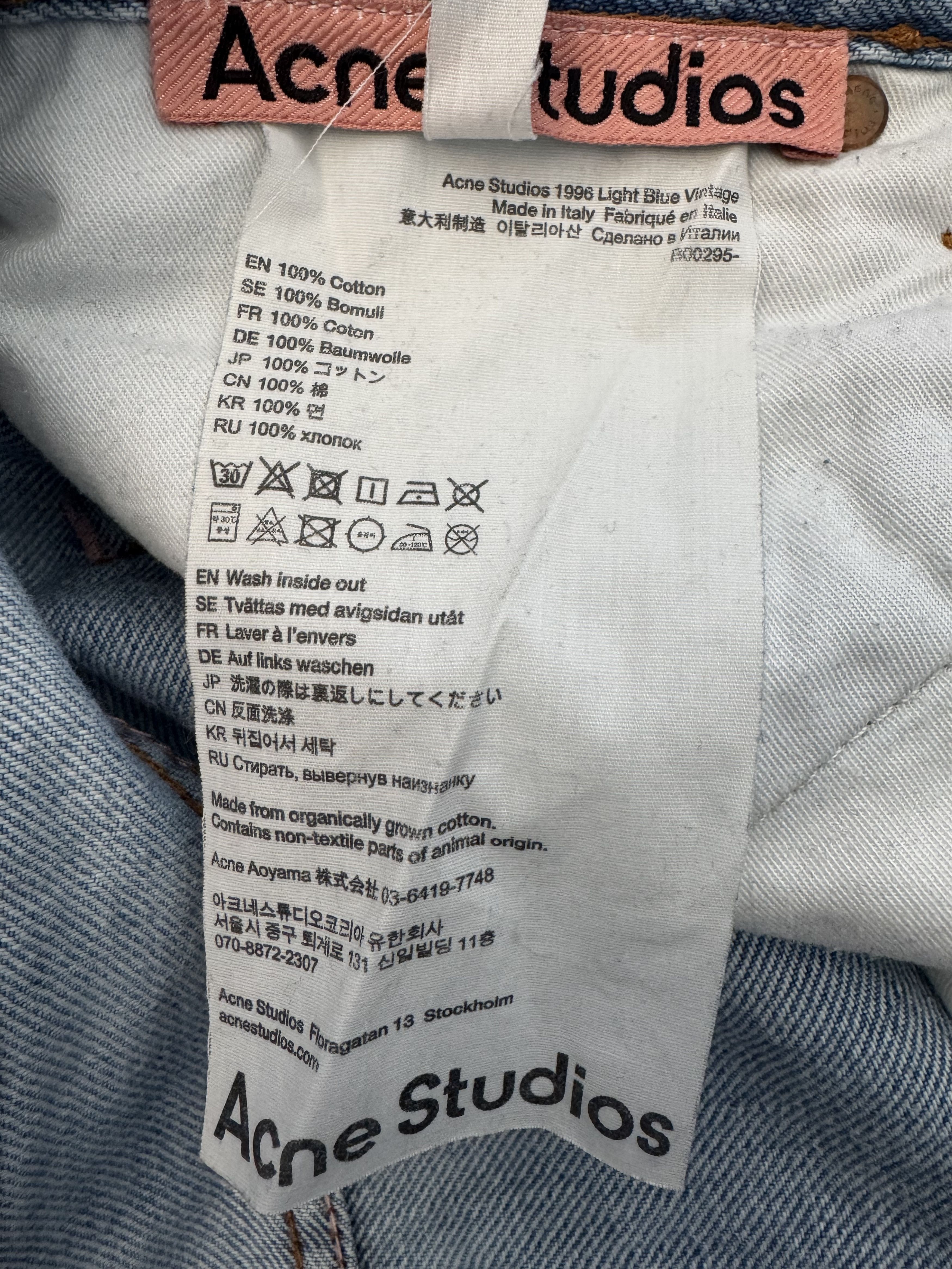 Acne Studios 1996 Straight Jeans 34x30 Size US 34 / EU 50 - 7 Thumbnail