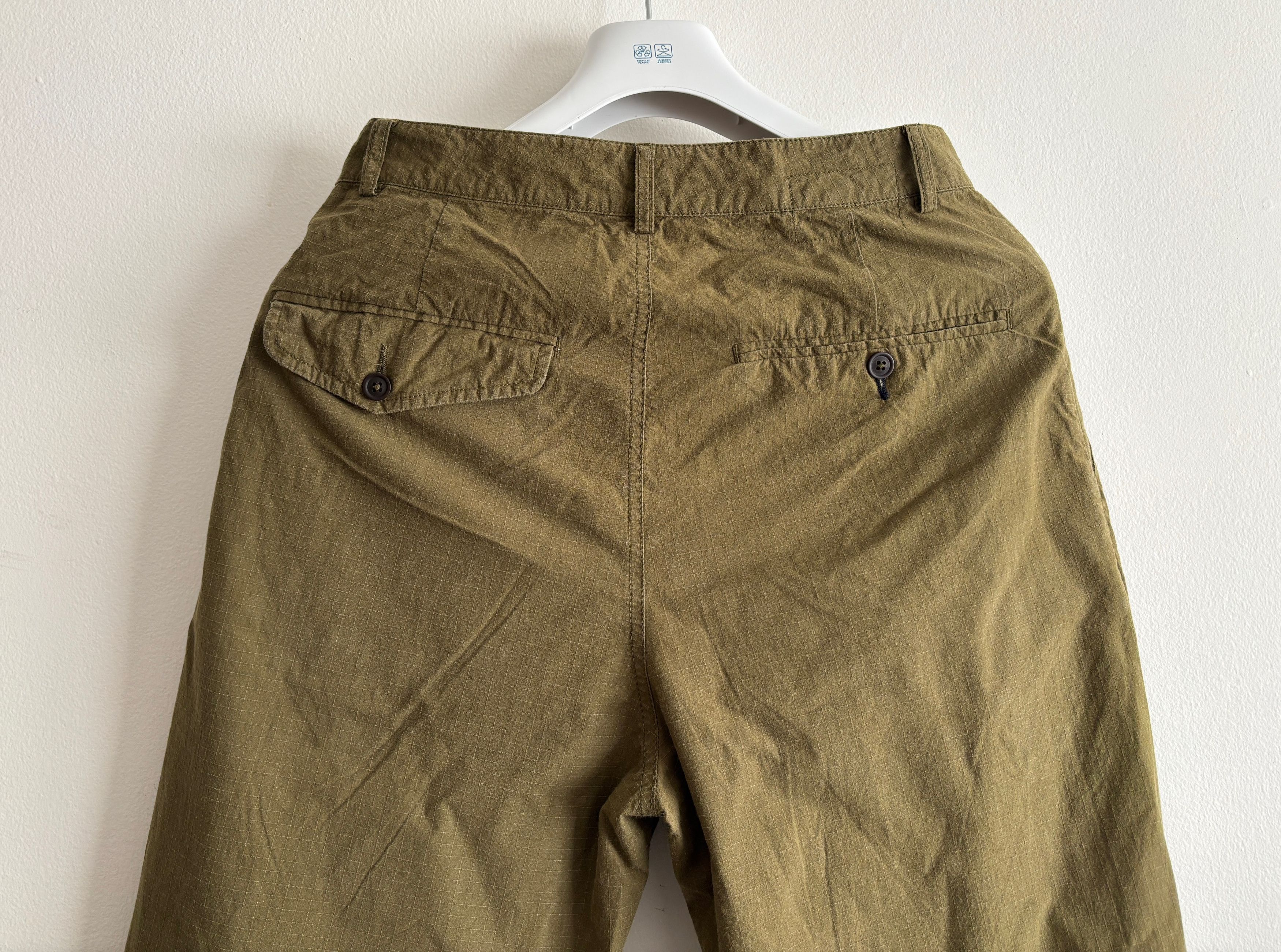Universal Works $215 Olive Green Cotton Pleated Ripstop Pants - 30 Size US 30 / EU 46 - 8 Thumbnail