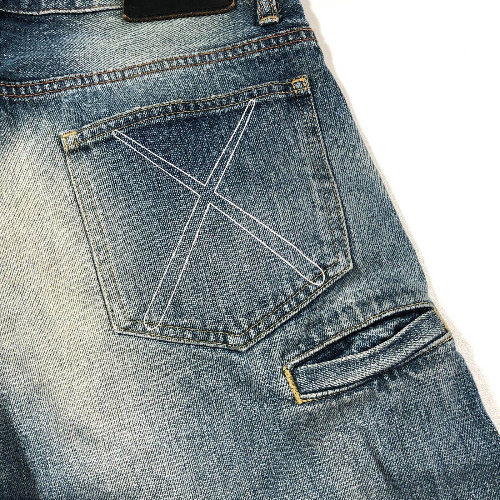 Kaws × Original Fake AW09 Original Fake KAWS Blue Denim Jeans Pants Size 2 US 30 Size US 30 / EU 46 - 5 Thumbnail