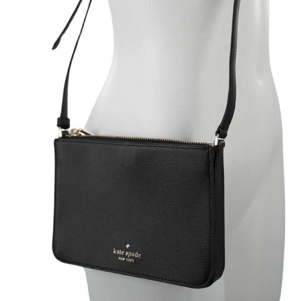 Designer Kate Spade Small Black Crossbody Purse Size ONE SIZE - 2 Thumbnail