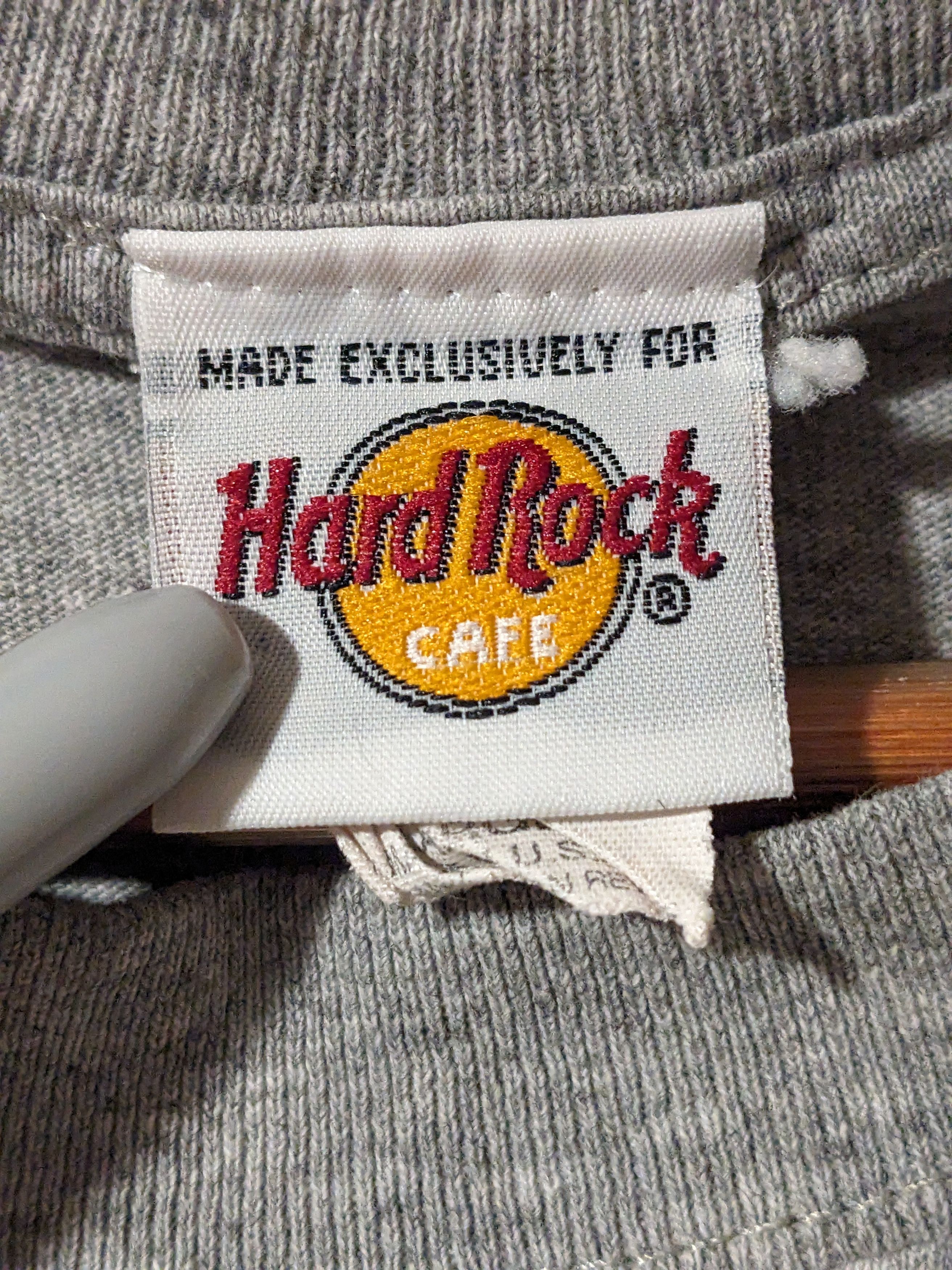 Hard Rock Cafe × Vintage Vintage 2000 Hard Rock Cafe Cleveland Guitar Large T-Shirt Size US L / EU 52-54 / 3 - 5 Thumbnail