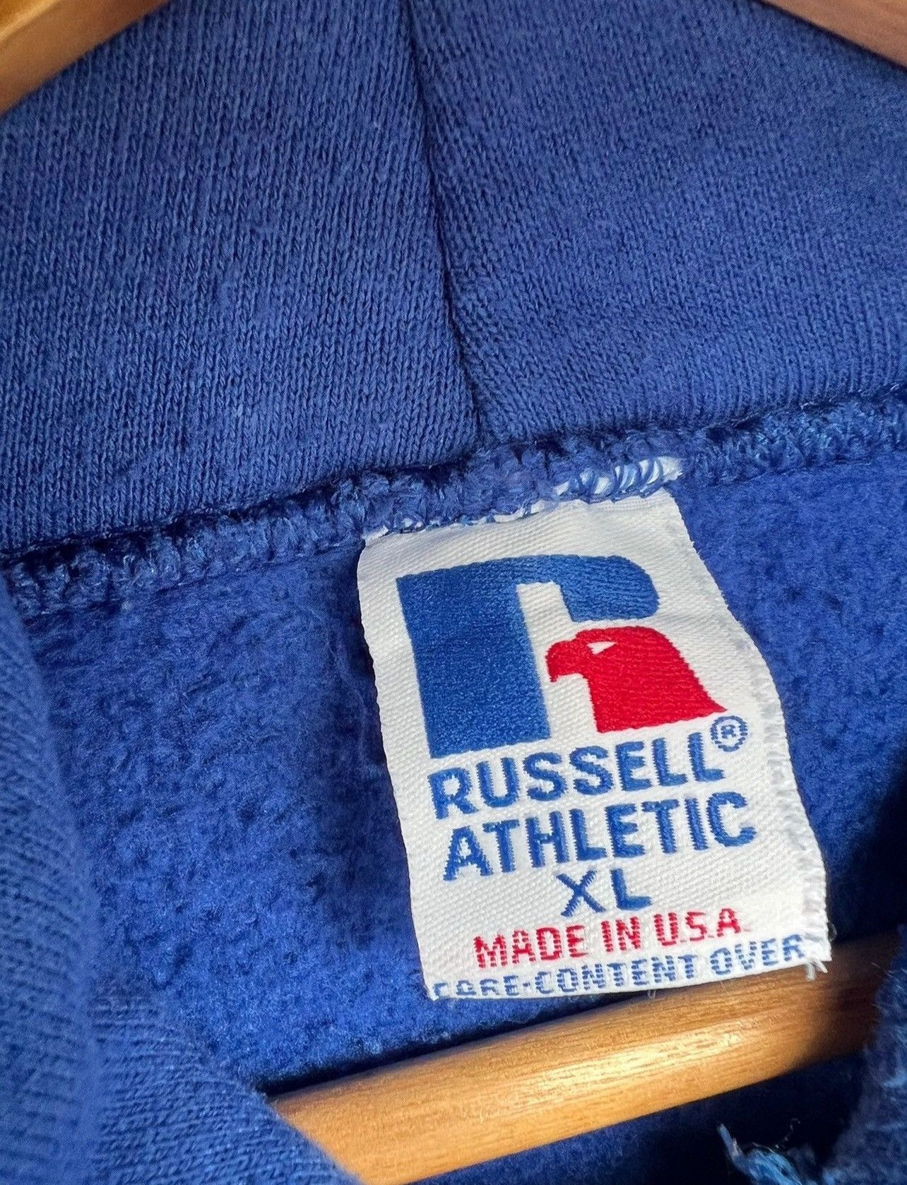 Russell Athletic Vintage 90s Black Russell Athletic Boxy Kanye Hoodie Size US L / EU 52-54 / 3 - 7 Thumbnail