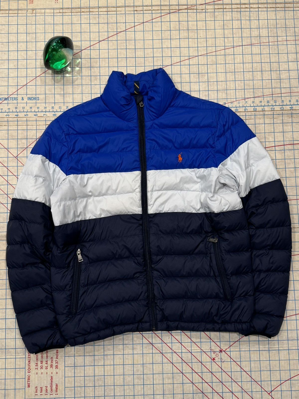 Polo Ralph Lauren Polo Ralph Lauren Puffer Jacket Full Zip Mens Medium Blue Size US M / EU 48-50 / 2 - 1 Thumbnail
