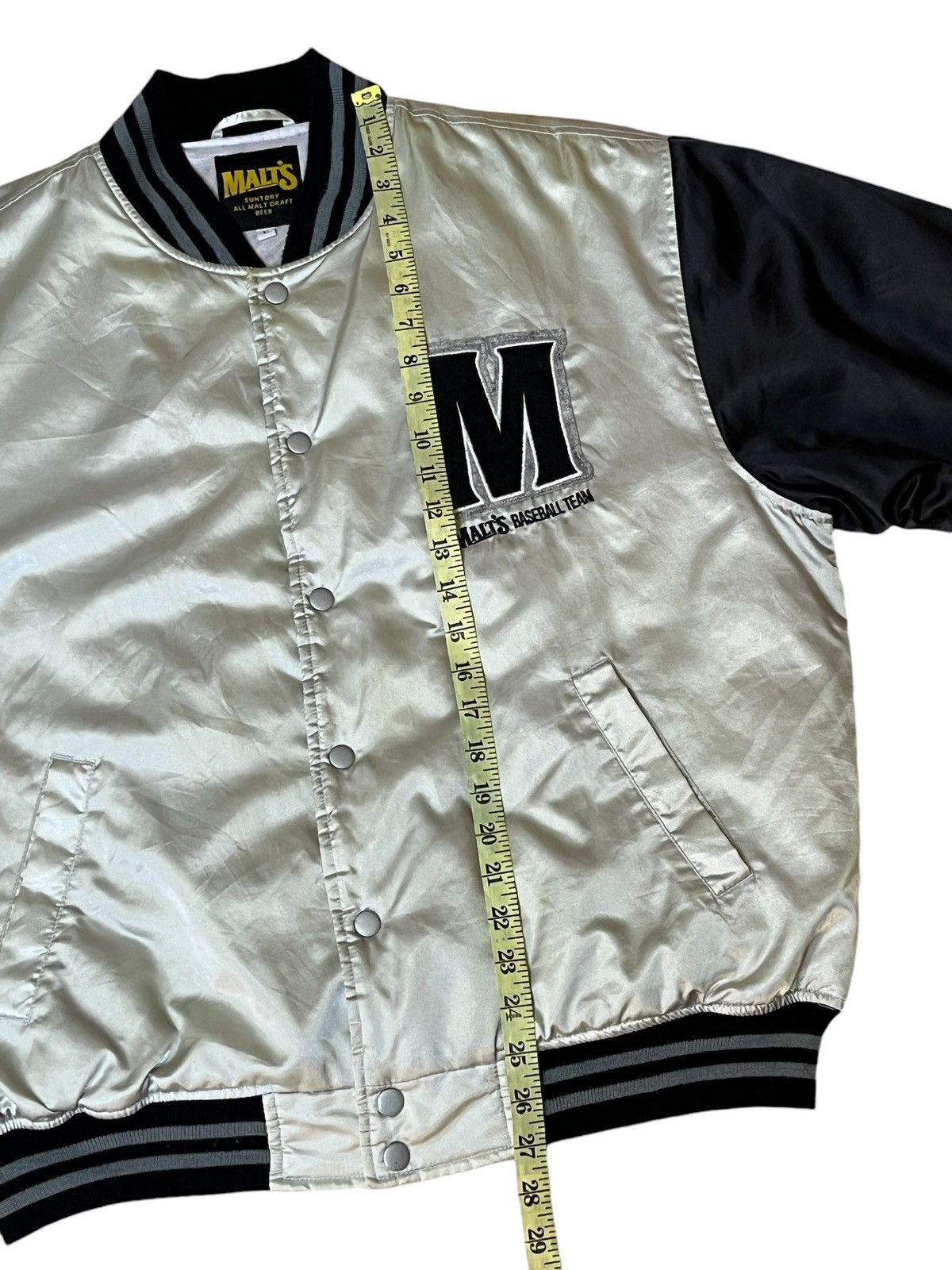 Japanese Brand VINTAGE MALTS BASEBALL TEAM JDM SUNTORY VARSITY JACKET Size US L / EU 52-54 / 3 - 11 Thumbnail