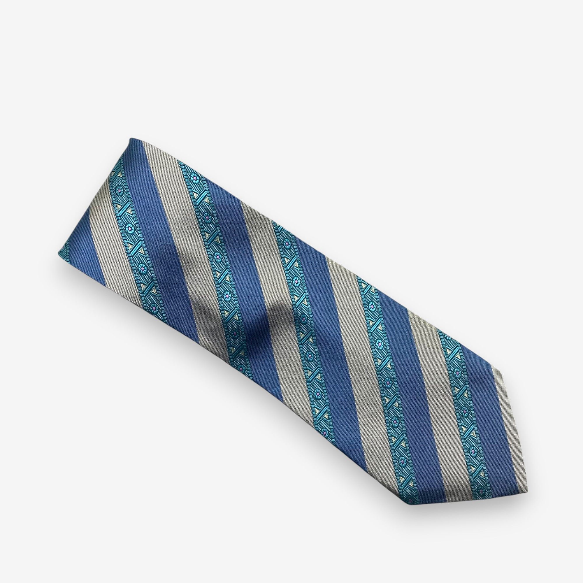 Yves Saint Laurent Vintage Yves Saint Laurent SILK Necktie Cravate Pure Silk Size ONE SIZE - 2 Thumbnail