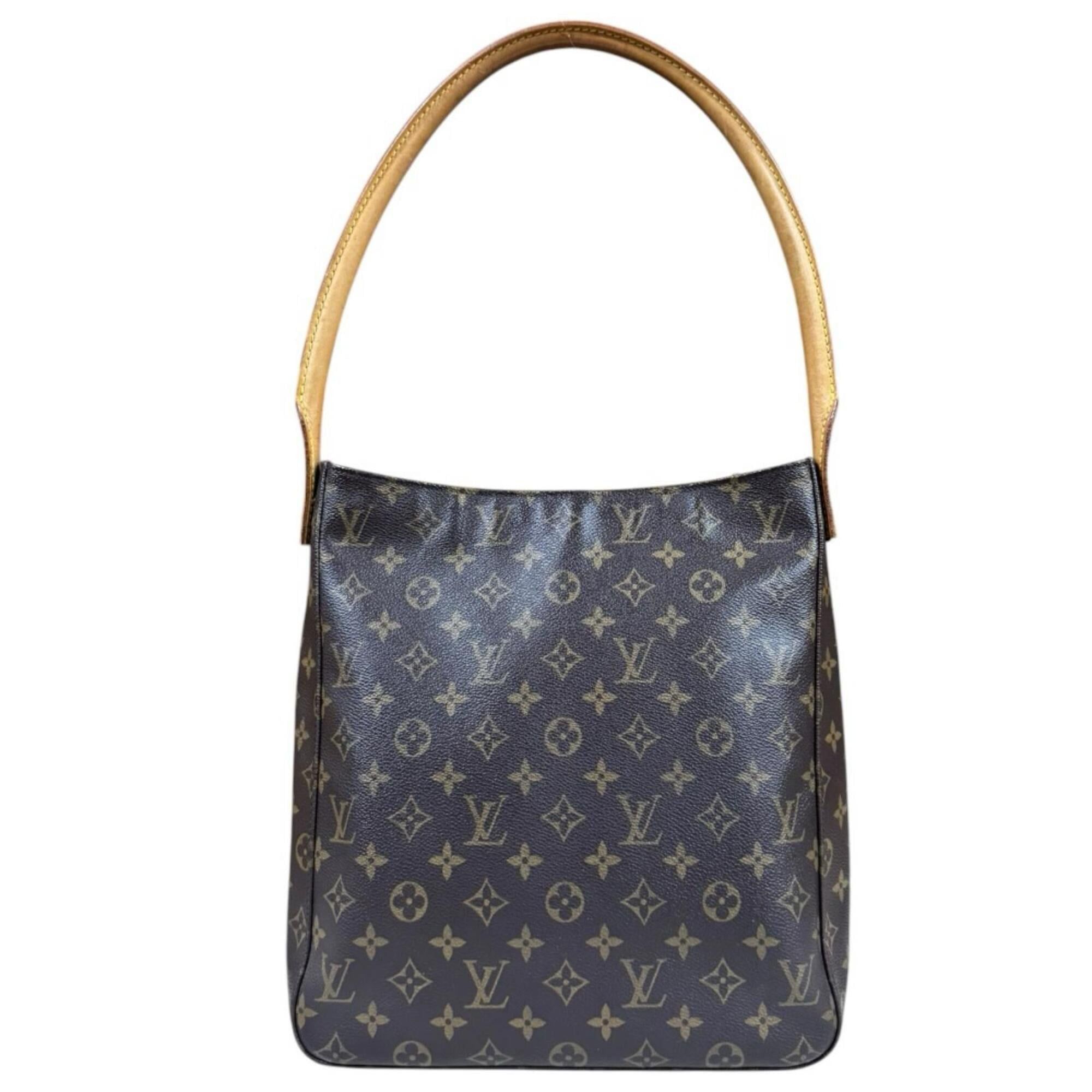 Louis Vuitton Louis Vuitton Looping GM Monogram Shoulder Bag, Canvas M51145 Brown, Women's LOUIS VUITTON Size ONE SIZE - 1 Thumbnail