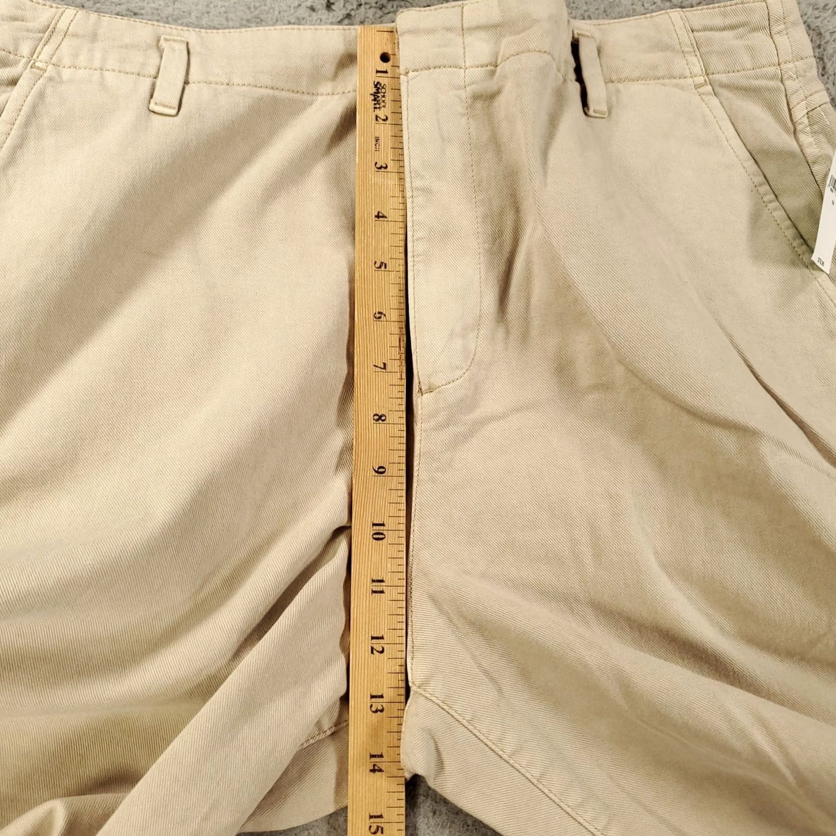 Gap VINTAGE Gap Jeans Wide-Leg Beige 14 26in Inseam 100% Cotton Relaxed Women's Hip Hop 90s Grunge Baggy NWT Size 36" / US 14 / IT 50 - 3 Thumbnail