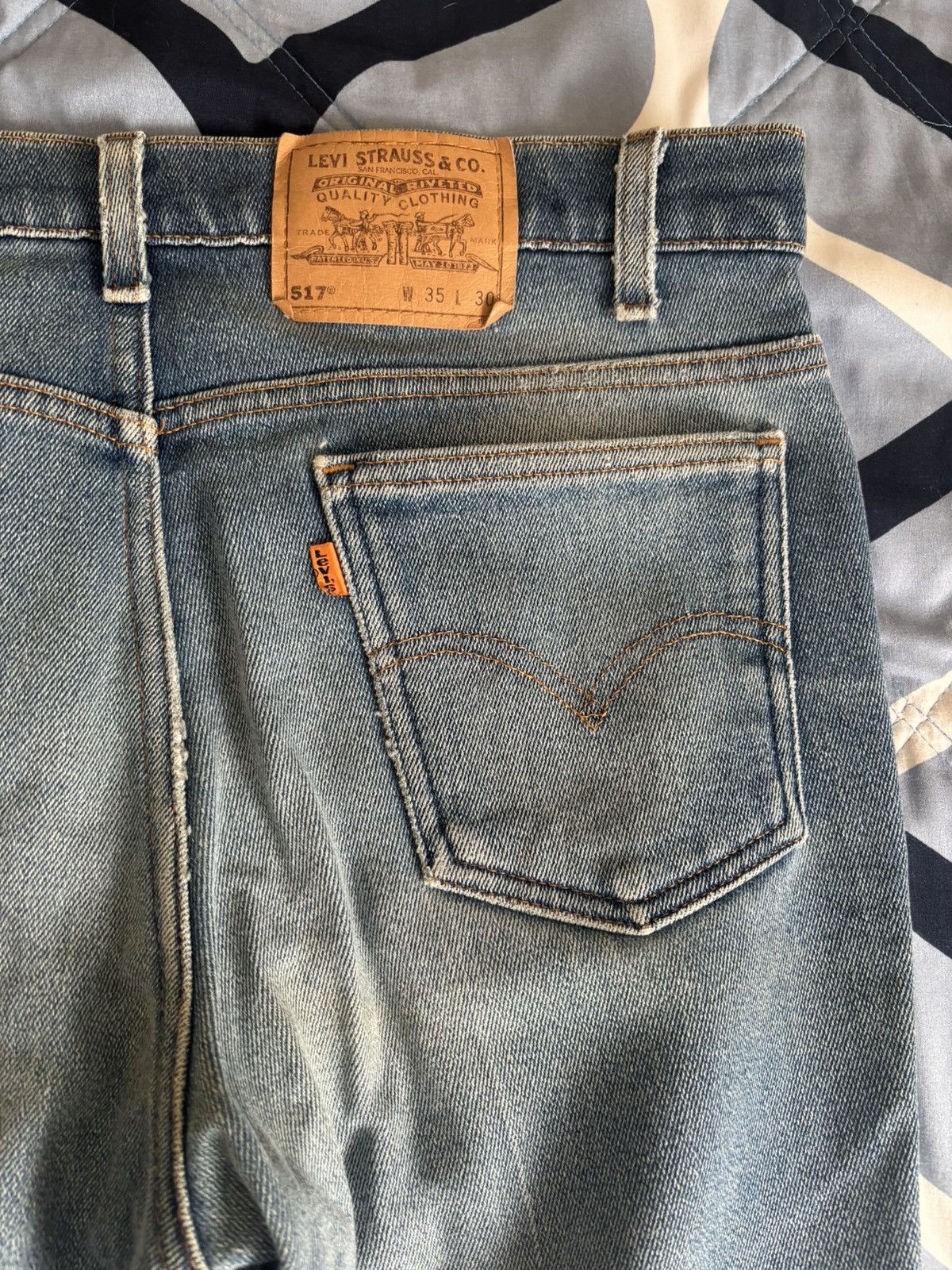 Levi's Vintage Orange tab levi 517’s Size US 32 / EU 48 - 3 Thumbnail
