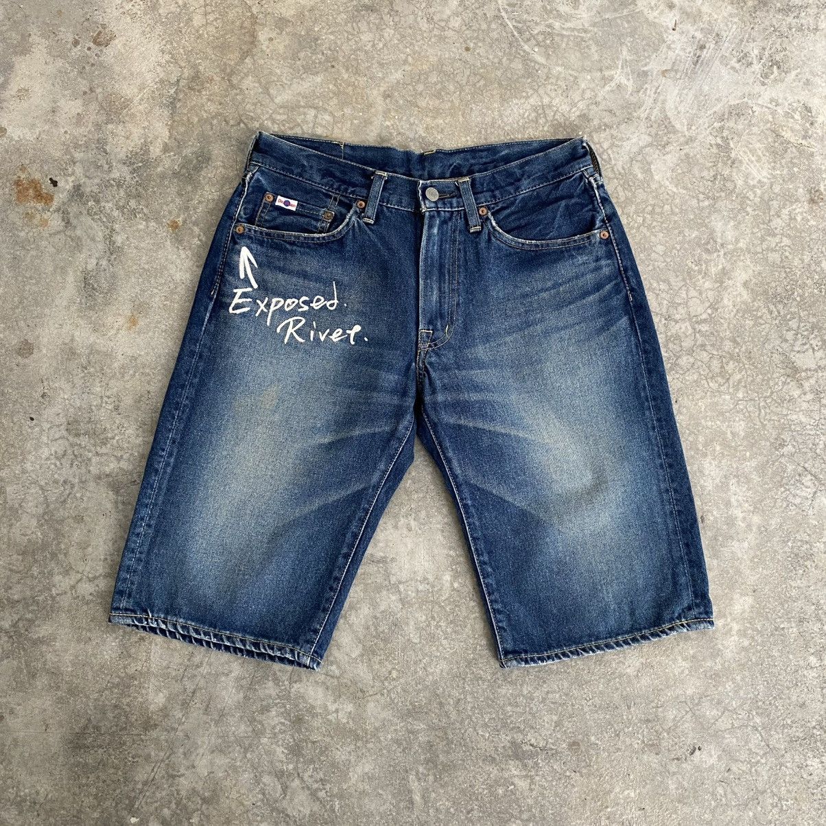 Studio D'Artisan Vintage Studio D’Artisan Art Hand Painted Denim Shorts Jorts Size US 31 - 8 Thumbnail