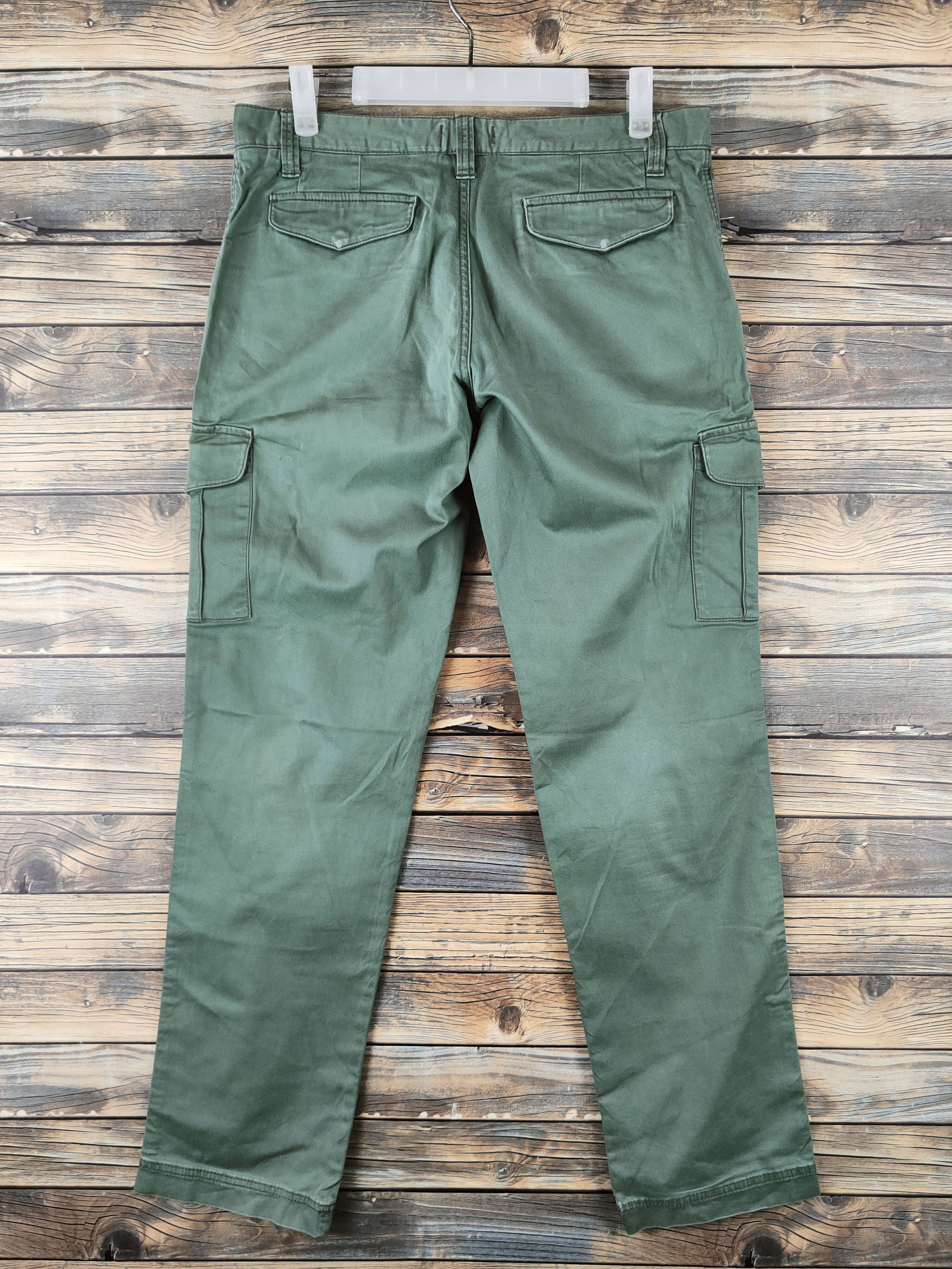 Global Work DL Global Work Green Multipocket Cargo Pants #46-297 Size US 32 / EU 48 - 7 Thumbnail