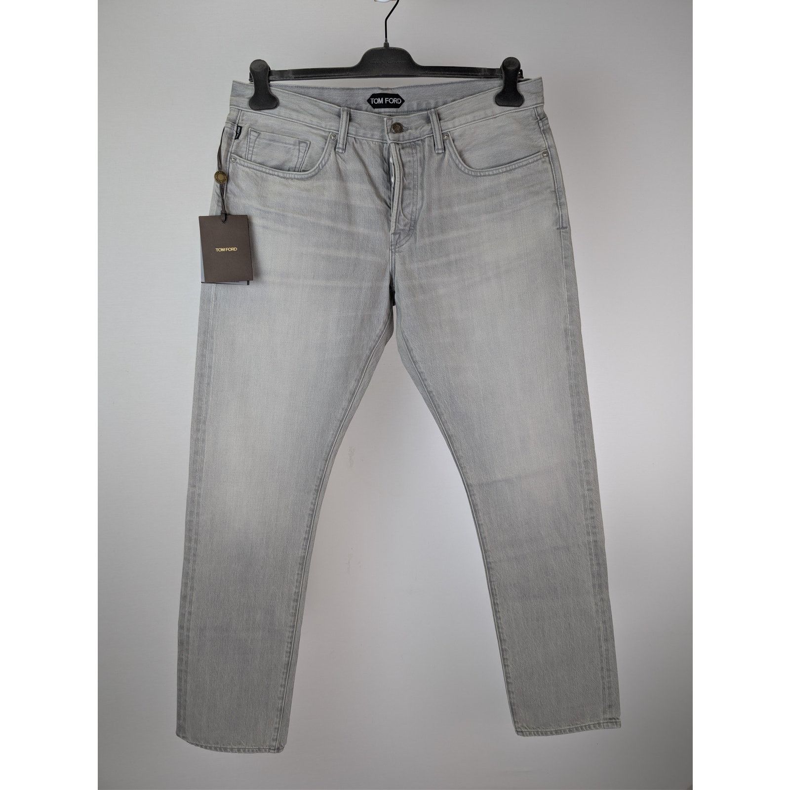 Tom Ford o1rshd1 Slim Fit Denim Jeans in Pale Grey Size US 36 / EU 52 - 1 Thumbnail