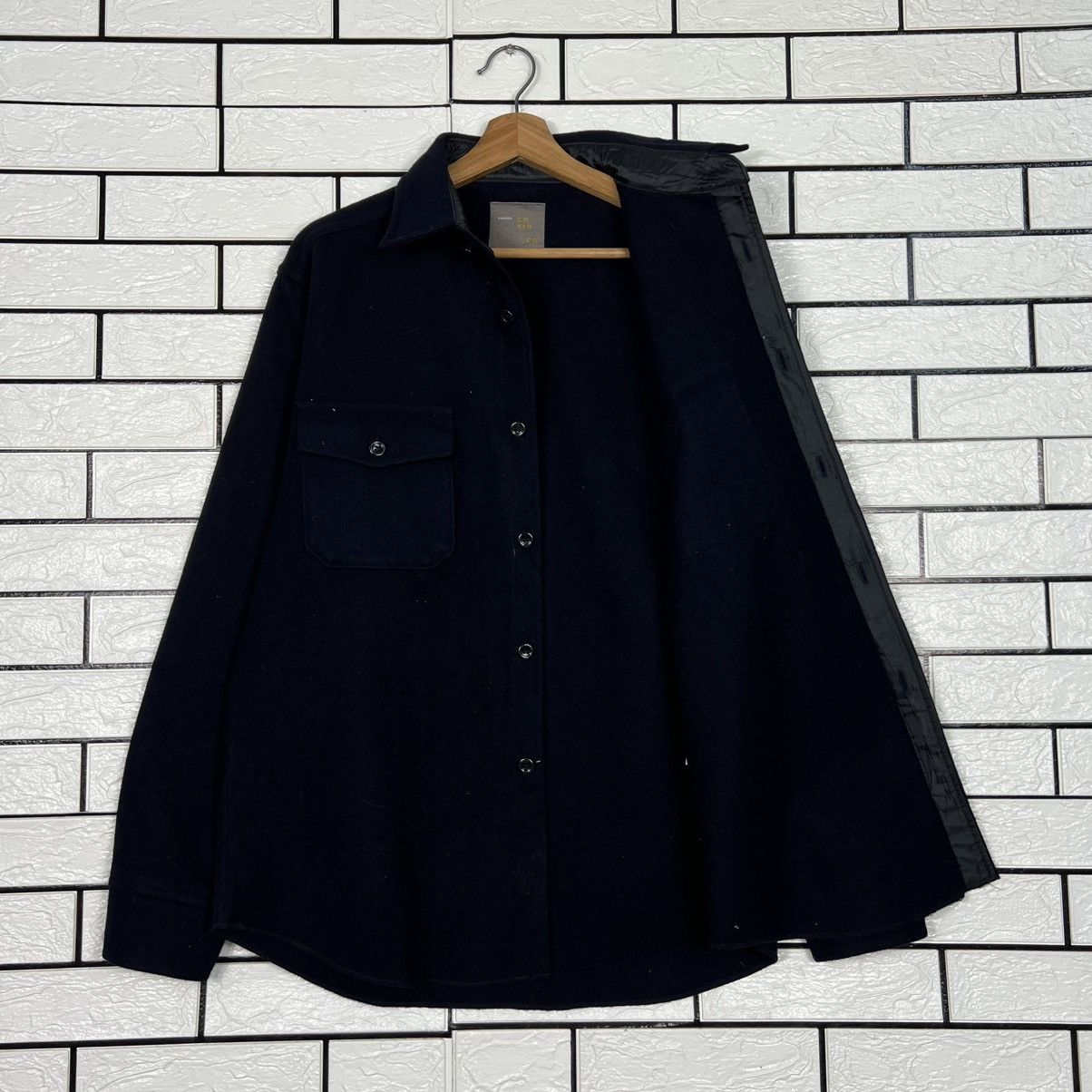 Japanese Brand CORISCO Double Pocket Wool Flannel Jacket #4125-C187 Size US L / EU 52-54 / 3 - 8 Thumbnail