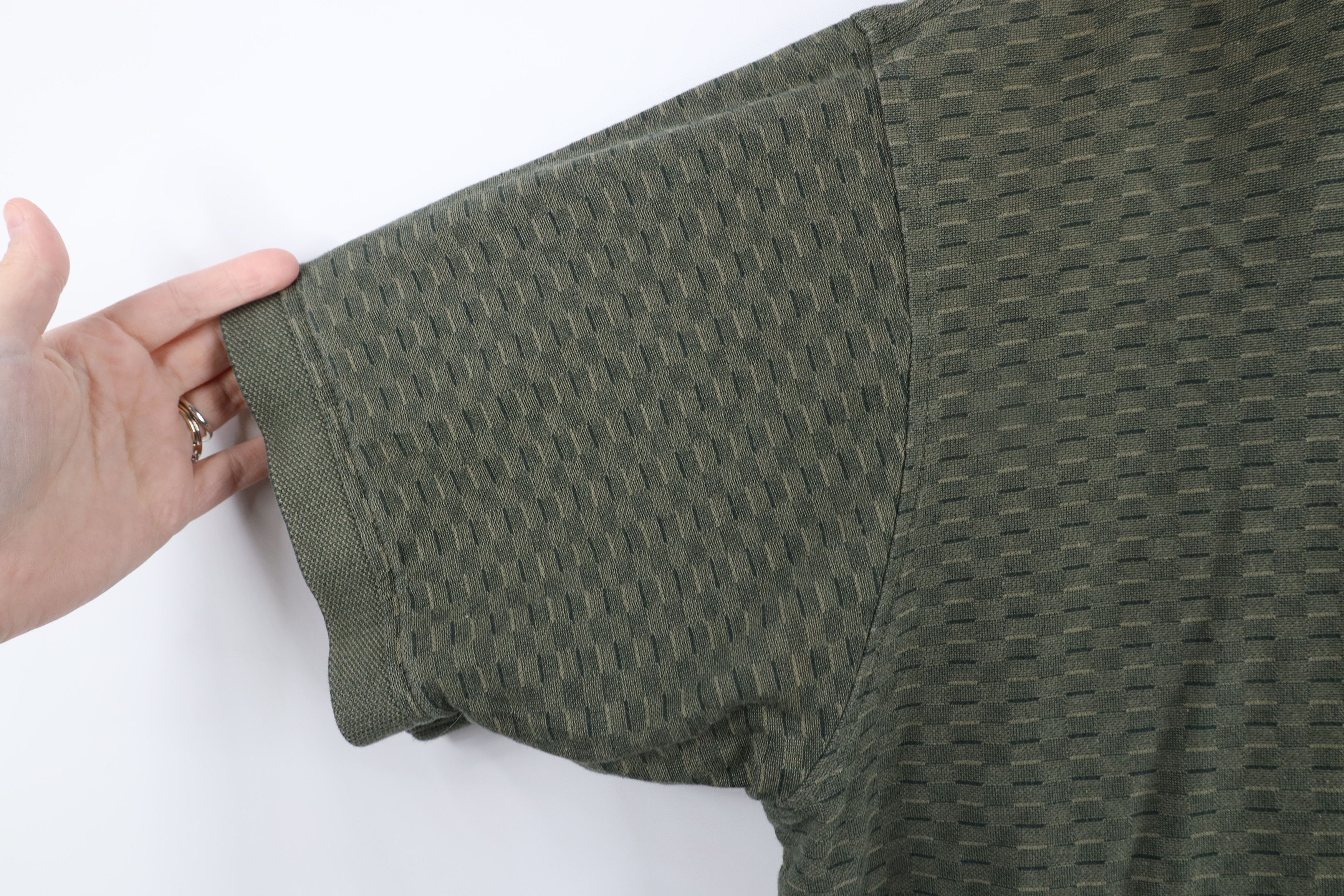 Vintage Vintage 90s Streetwear Knit Collared Polo Shirt Green Size US XL / EU 56 / 4 - 9 Thumbnail