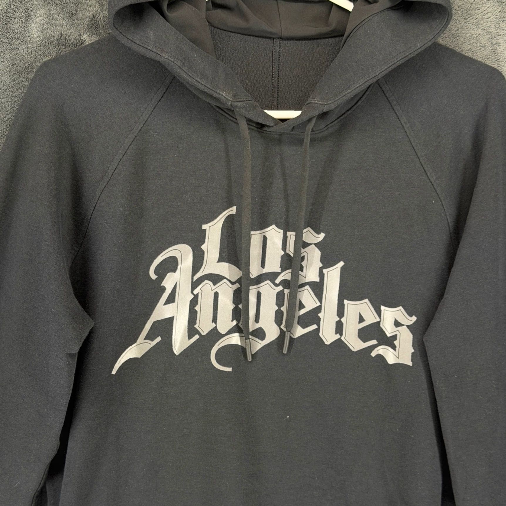 Lululemon Lululemon City Sweat Pullover Hoodie Black Mens L Graphic Los Angeles Logo Pocket Size US L / EU 52-54 / 3 - 3 Thumbnail