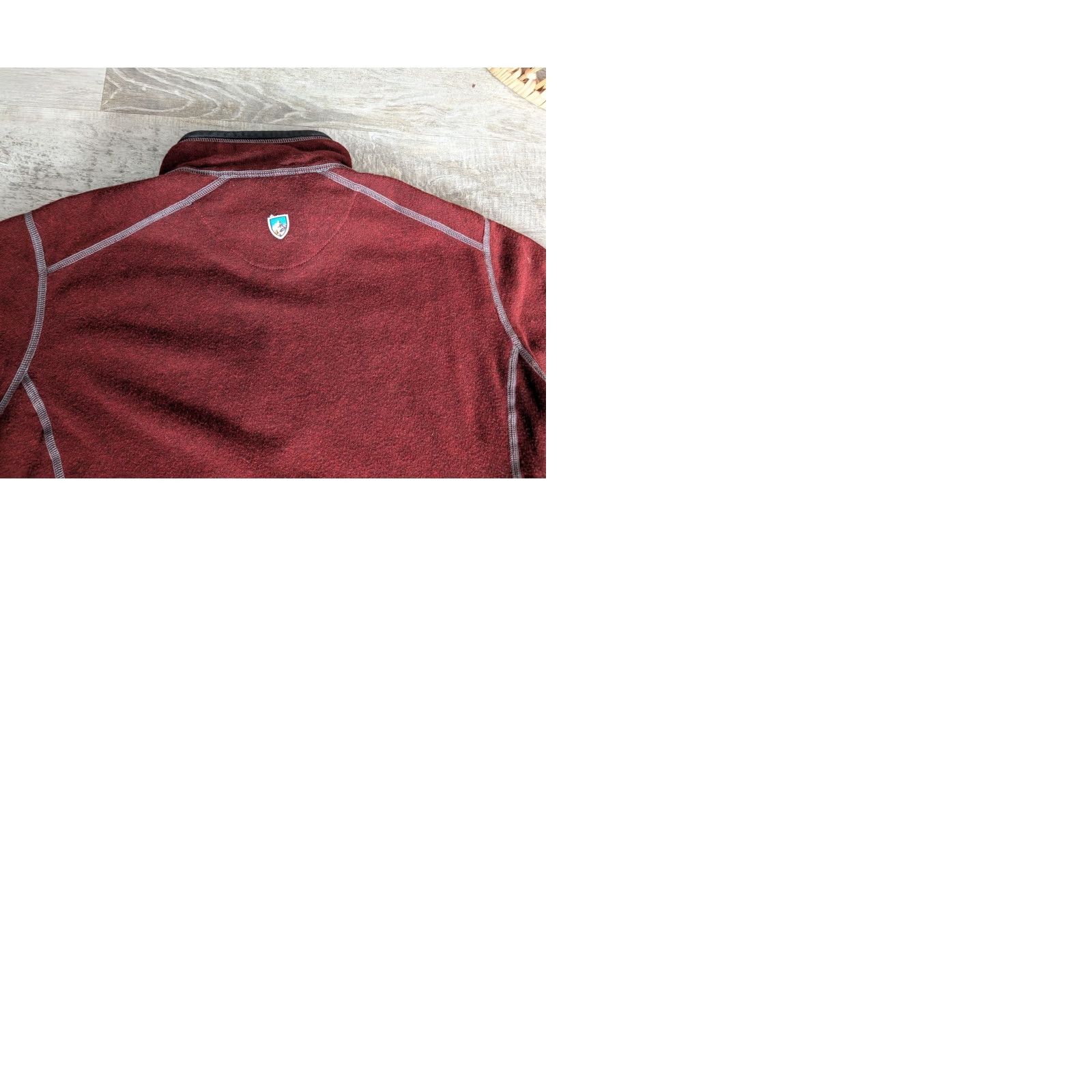 Vintage Kuhl Sweater Mens L Dark Red Quarter 1/4 Zip Kashmira Fleece Pullover Outdoor Hiking VG Size US L / EU 52-54 / 3 - 10 Thumbnail