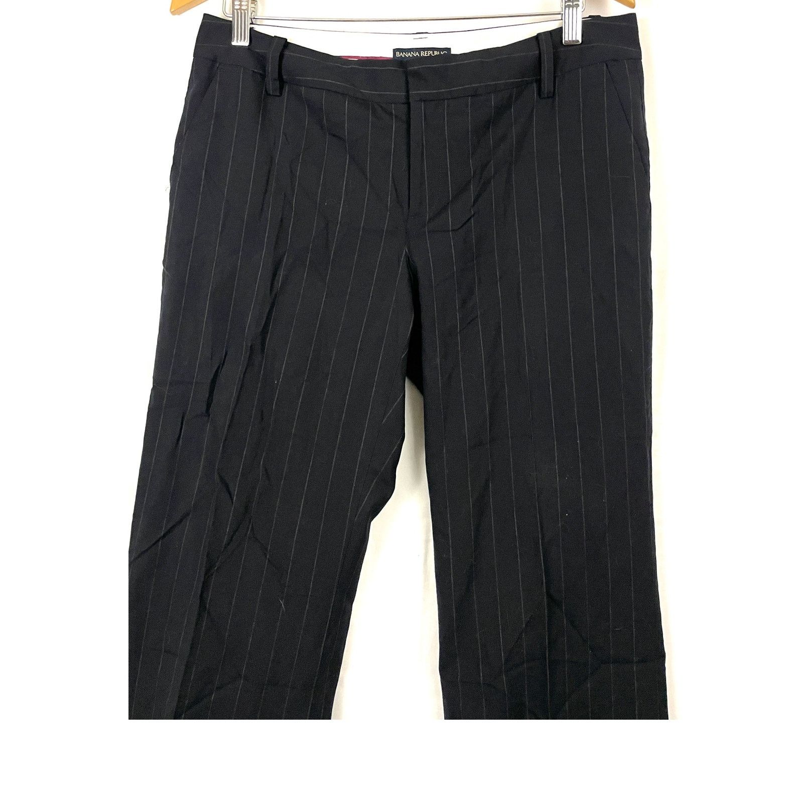 Banana Republic Banana Republic Pants Black Size 10R Wool Blend Lined Size 32" / US 10 / IT 46 - 13 Thumbnail