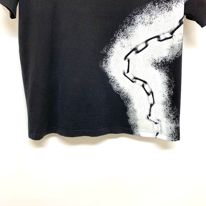 Louis Vuitton Louis Vuitton Chain printed black short sleeves Size US XL / EU 56 / 4 - 4 Thumbnail