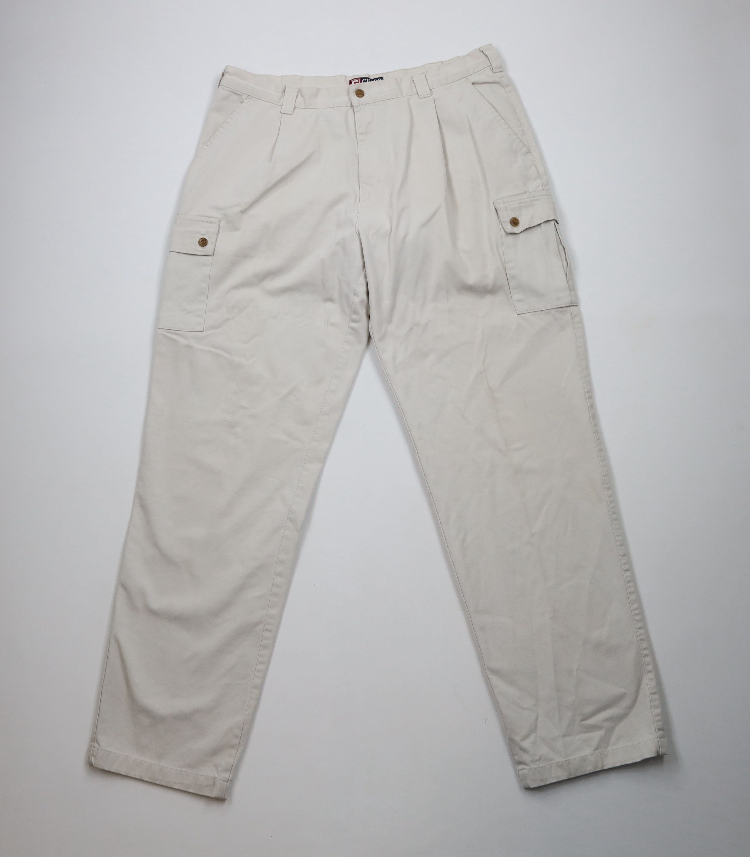 Ralph Lauren × Vintage Vintage 90s Chaps Ralph Lauren Chino Pants Trousers Beige Size US 36 / EU 52 - 1 Thumbnail