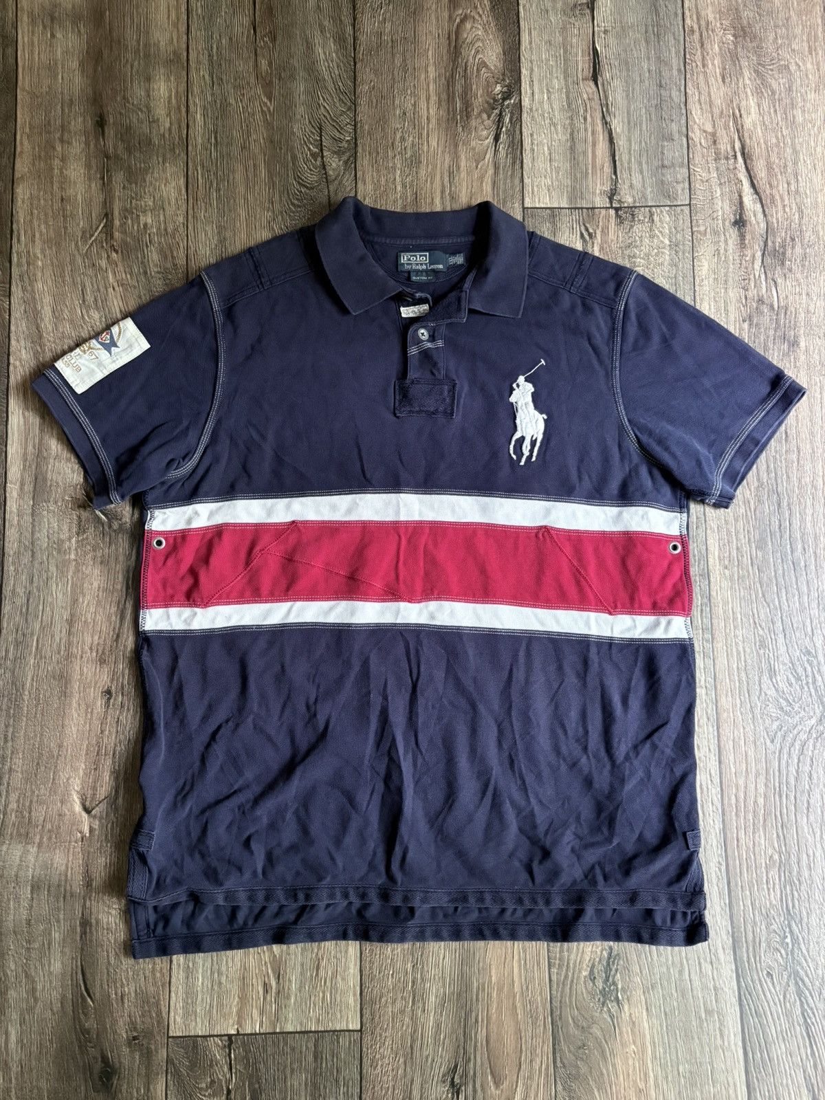 Polo Ralph Lauren Vintage Polo Ralph Lauren Big Pony Yachting Logo Polo Shirt Size US XXL / EU 58 / 5 - 1 Thumbnail