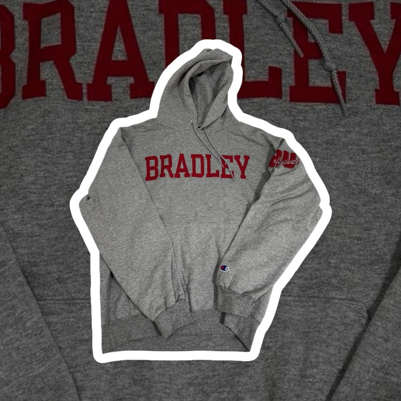 Champion Bradley Gray Hoodie Large