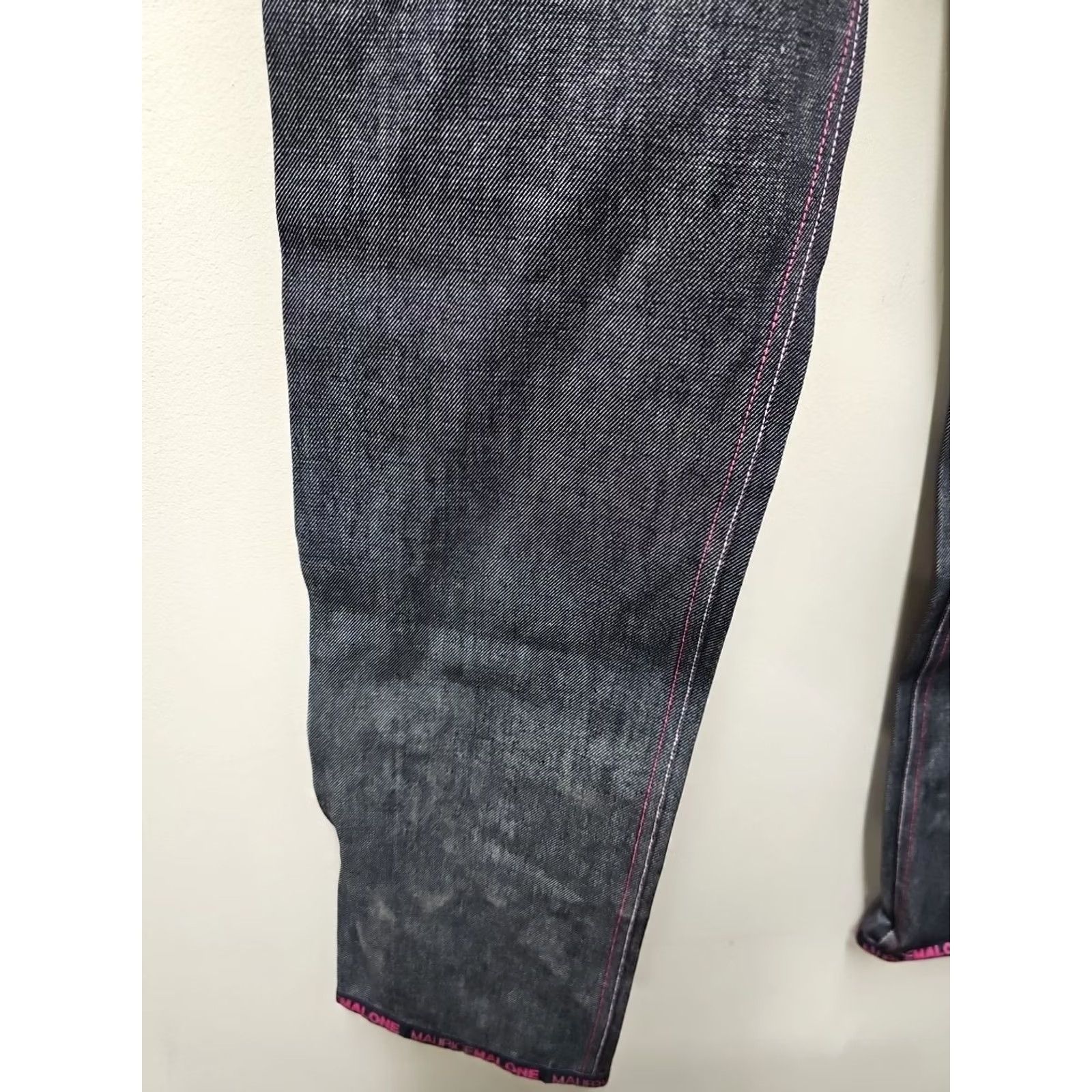 Vintage VINTAGE MoJeans Denim Hip Hop Womens Jeans 8 Black Pink Deadstock 30x33.5 Womens Size 30" / US 8 / IT 44 - 5 Thumbnail