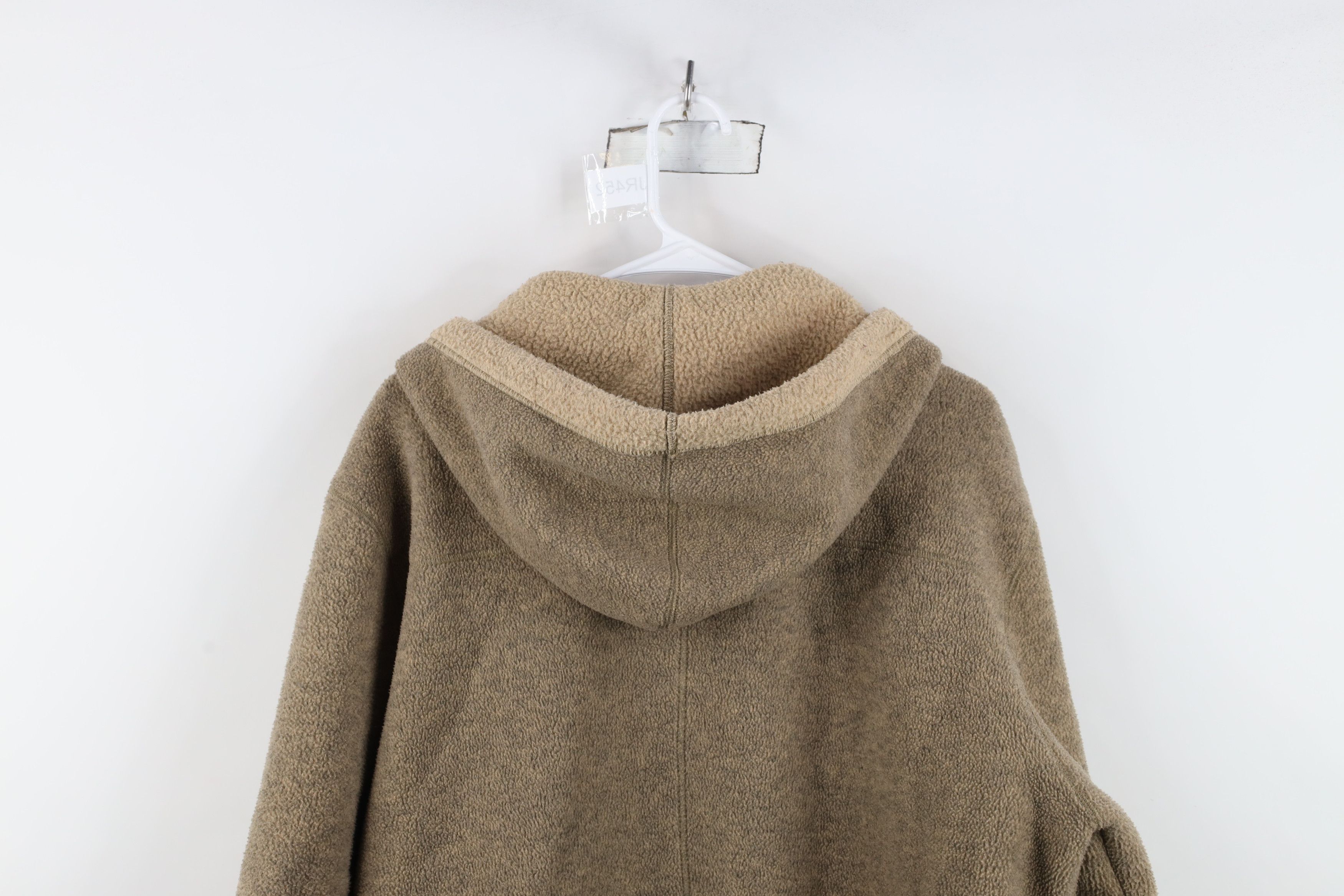 Woolrich Woolen Mills Vintage 90s Woolrich Polartec Fleece Full Zip Hooded Jacket Size XL / US 12-14 / IT 48-50 - 13 Thumbnail