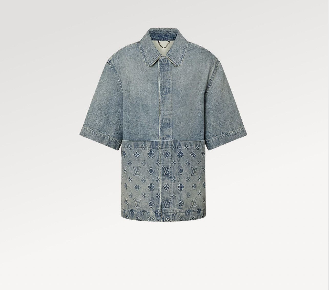 Louis Vuitton Louis Vuitton Gradient Denim Workwear Shirt, Grailed