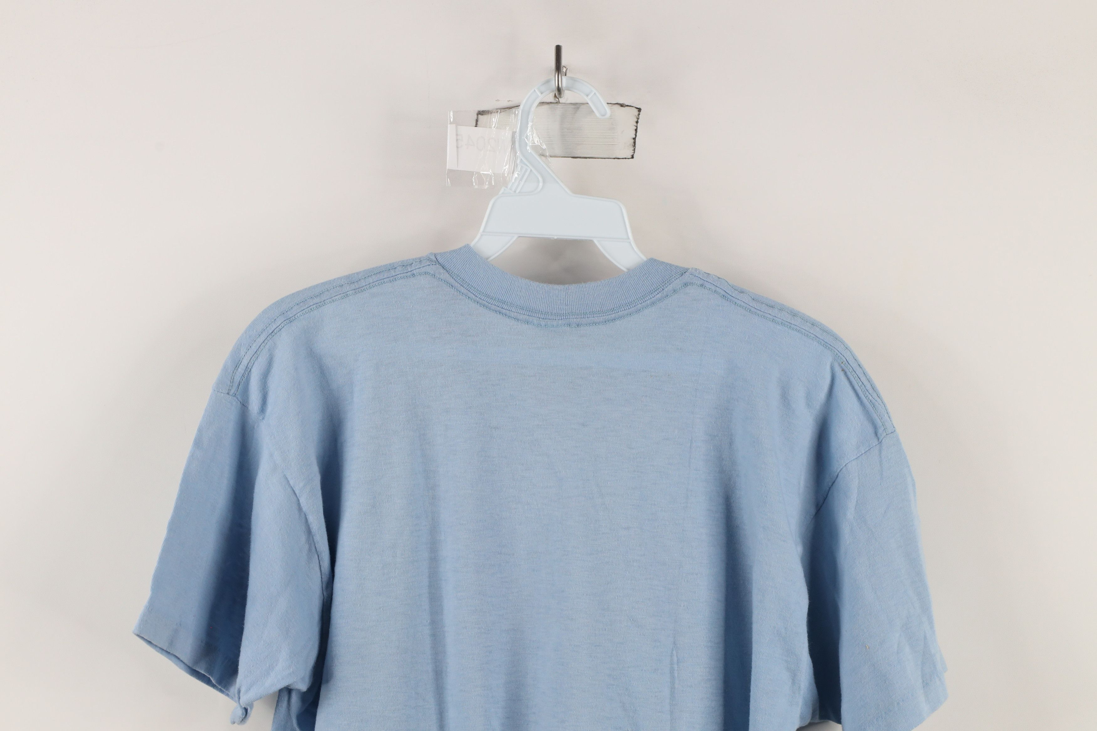 Vintage Vintage 80s Streetwear Need Love Too T-Shirt Blue USA Size US XL / EU 56 / 4 - 9 Thumbnail