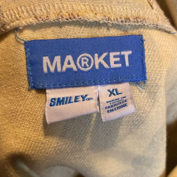 Market Market x SMILEY Camo Twill Zip Hoodie (sx XL) Size US XL / EU 56 / 4 - 8 Thumbnail